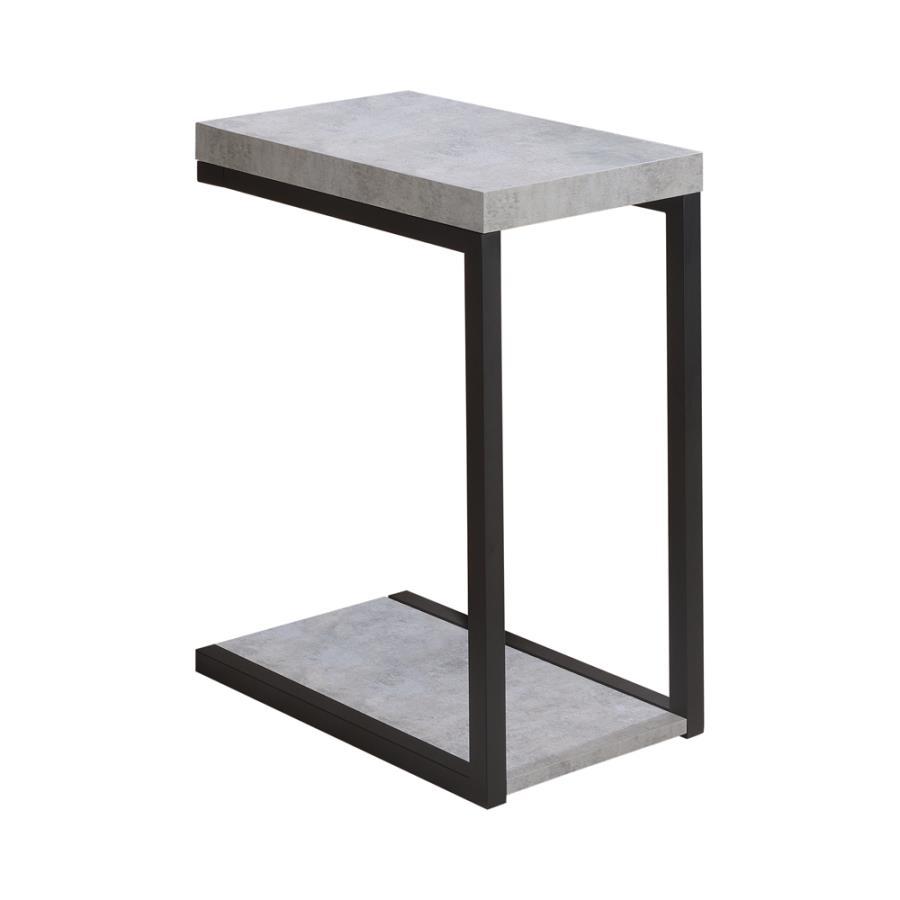 Coaster Fine Furniture Beck - Engineered Wood C-Shape Sofa Side Table | Meri Furniture