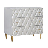 Anson - Console Cabinet - Metallic Silver Champagne