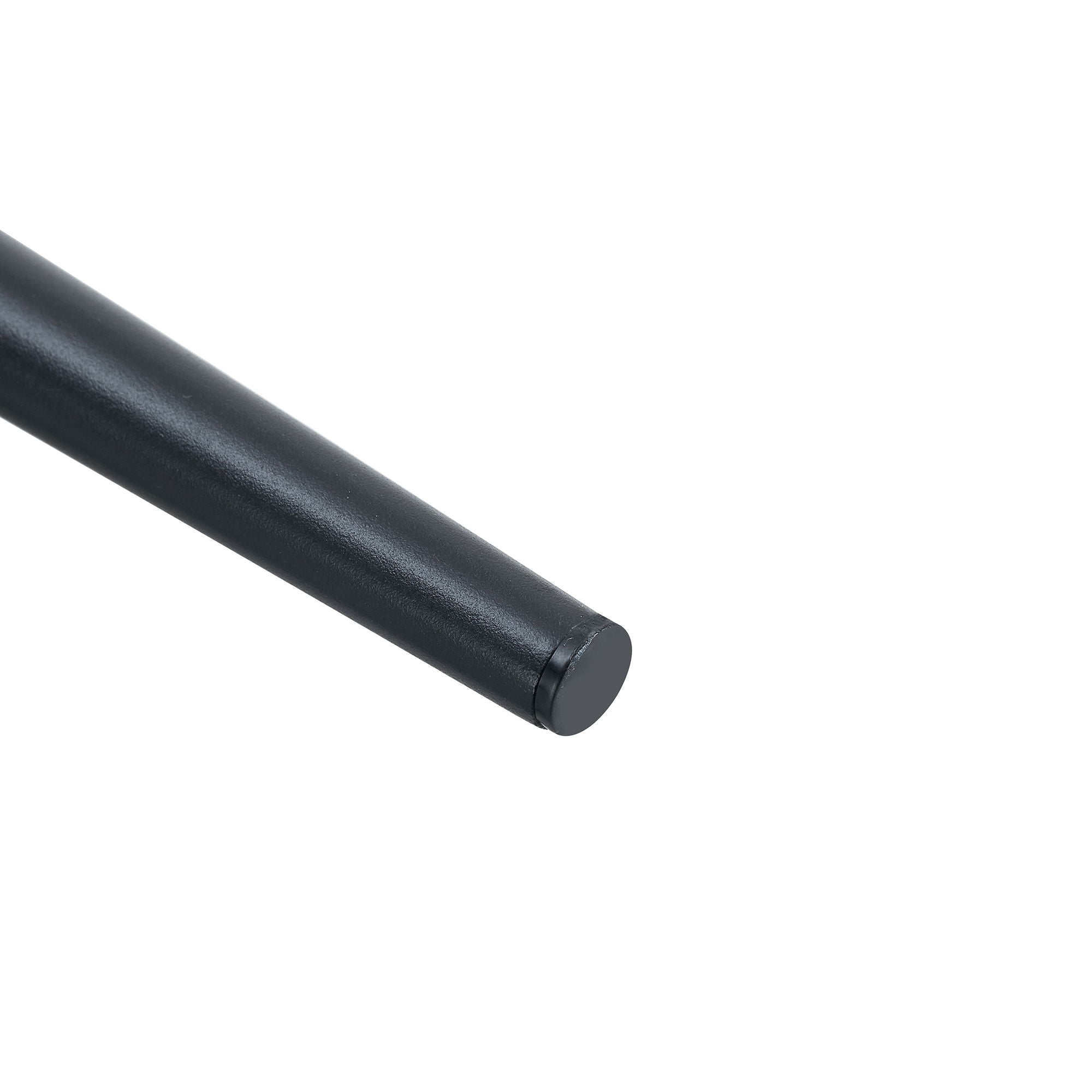 Luxury Simple Chair Linen Cotton High Resilience Dining Chair With Black Metal Legs (Set of 4) - Light Gray