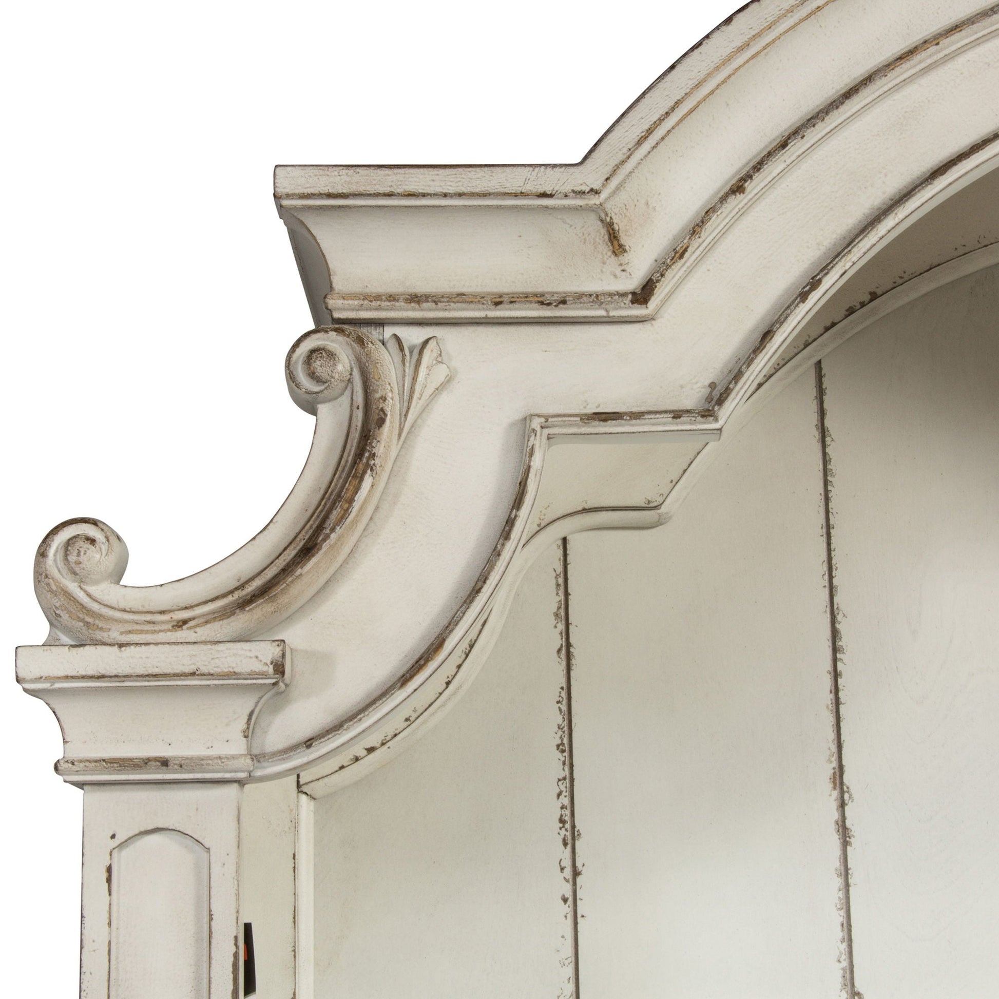 Liberty Furniture Magnolia Manor - Credenza Hutch - White | Meri Furniture