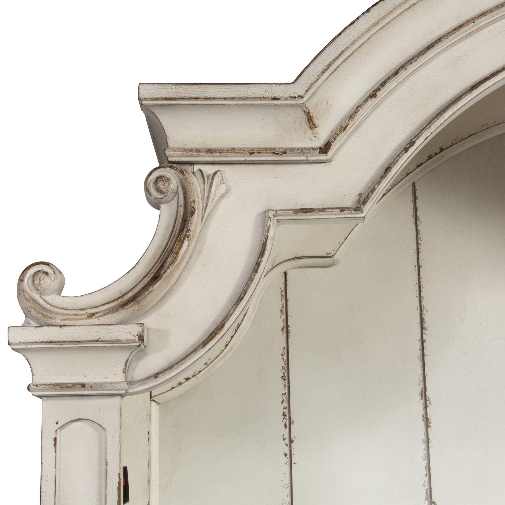 Liberty Furniture Magnolia Manor - Credenza Hutch - White | Meri Furniture