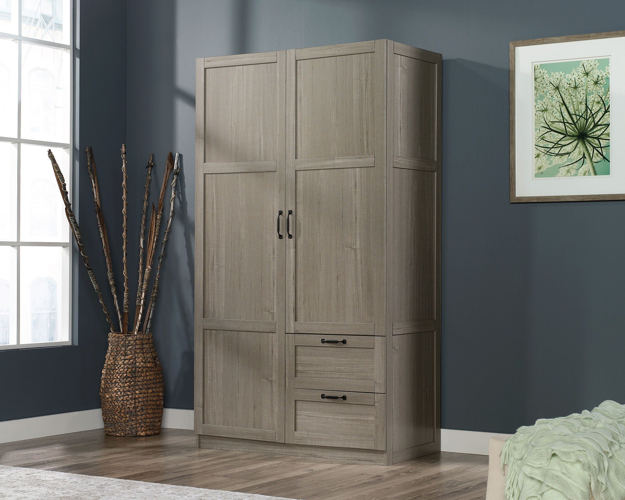 Wardrobe/Storage Cabinet Silver Sycamor