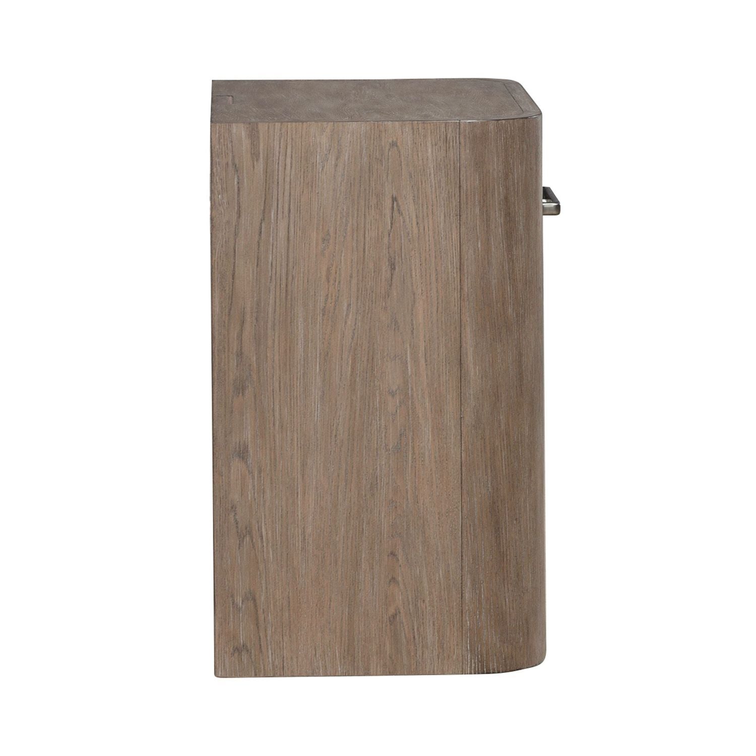 South Bend - Open Nightstand With Charging Station - Brown