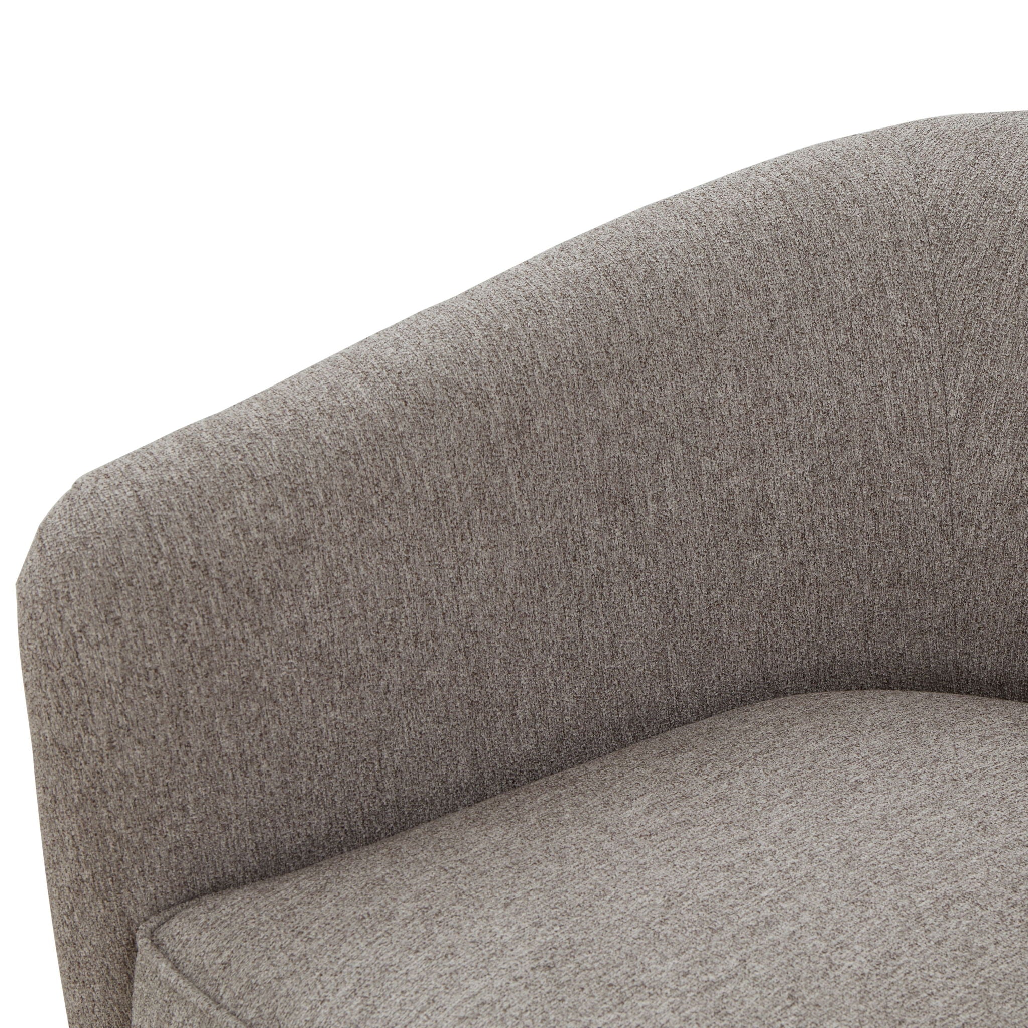 Miramar - Swivel Barrel Chair With Wooden Base