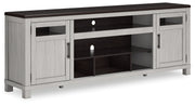 Signature Design by Ashley® Darborn - Gray / Brown - XL TV Stand W/Fireplace Option | Meri Furniture