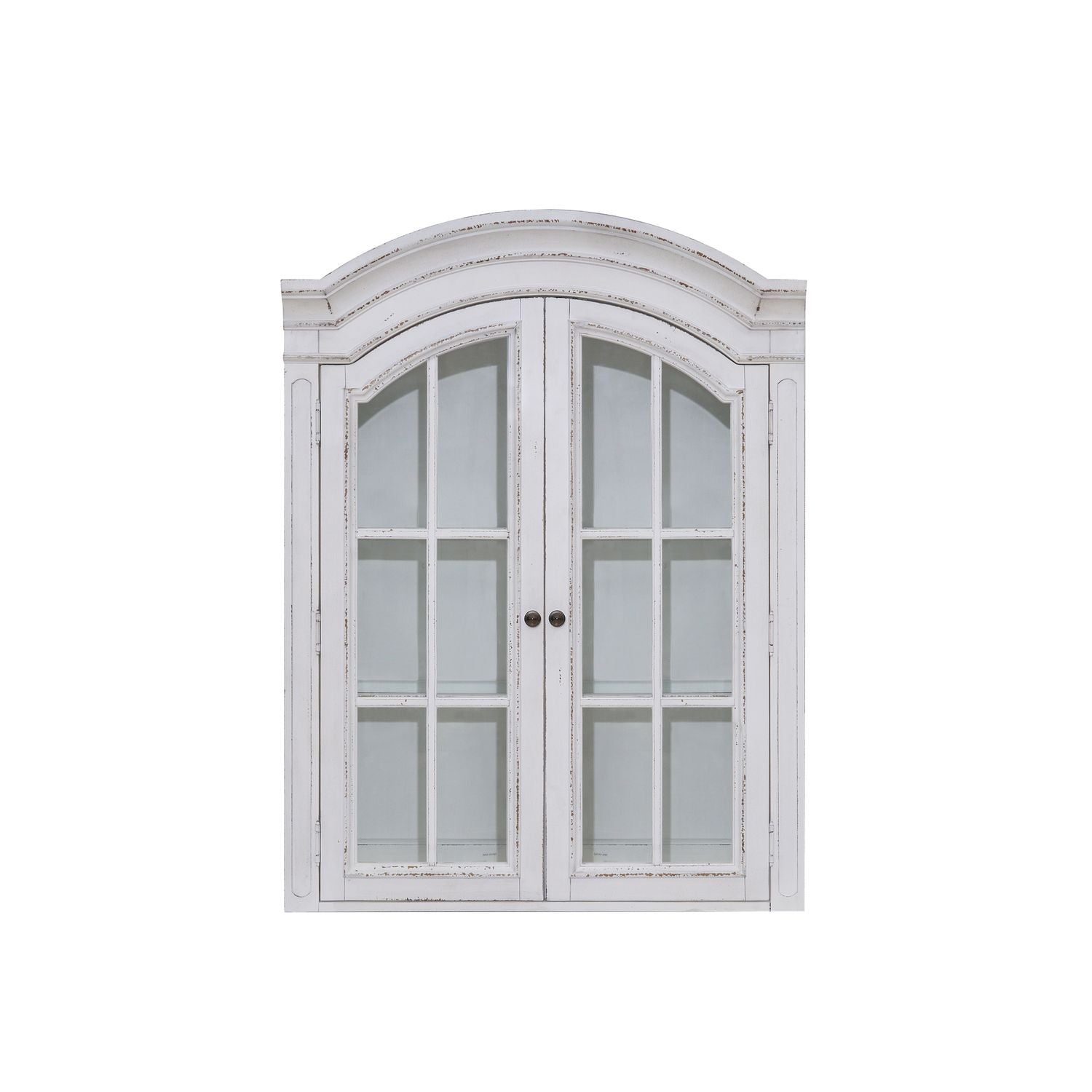 Magnolia Manor - Bunching Display Cabinet Top - Antique White