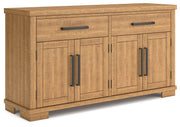 Signature Design by Ashley® Havonplane - Brown - Dining Room Server | Meri Furniture