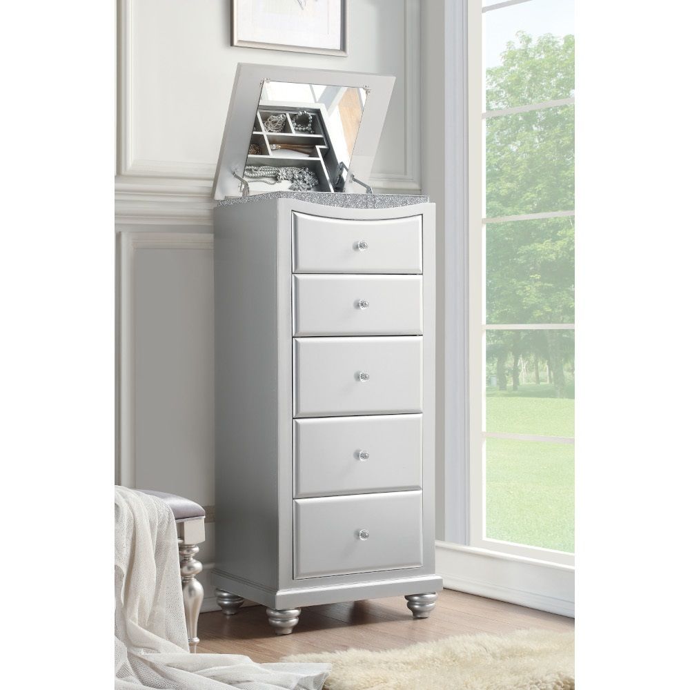 ACME Maverick - Chest - Platinum - 52" | Meri Furniture