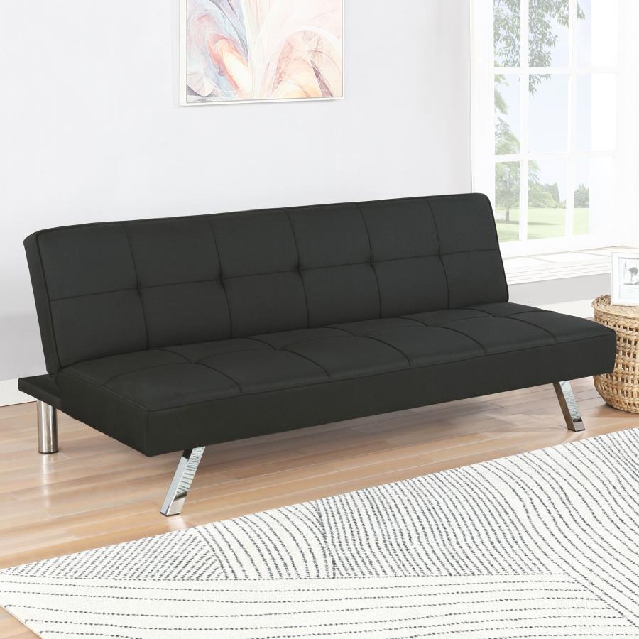 Coaster Fine Furniture Joel - Upholstered Tufted Convertible Sofa Bed | Meri Furniture