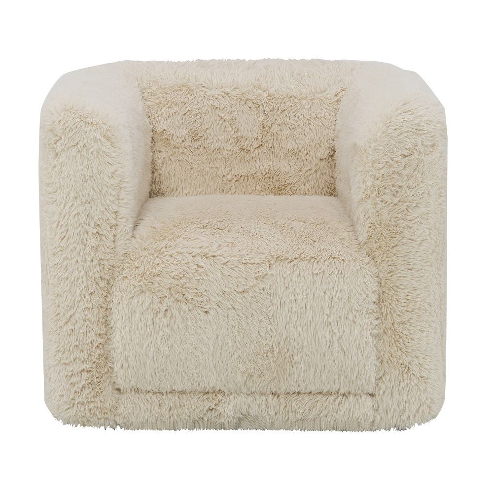 ACME Upendo - Chair With Swivel - Beige | Meri Furniture