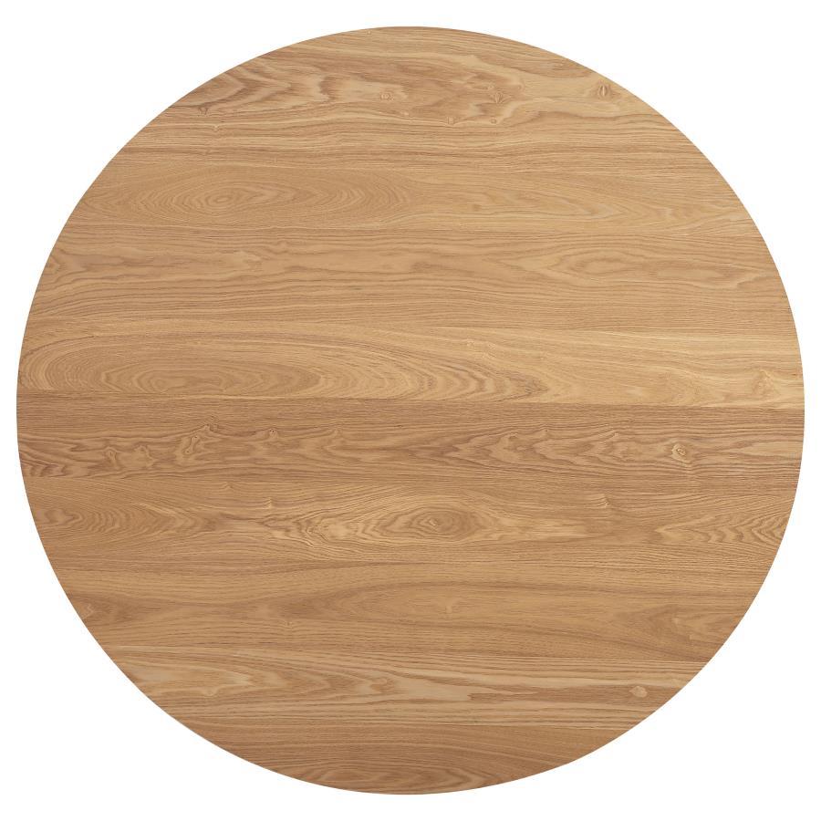 Coaster Fine Furniture Bradbury - Round Wood Top Dining Table - Natural | Meri Furniture