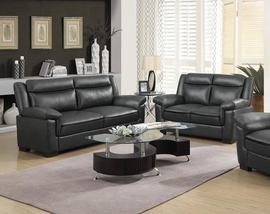 Coaster Fine Furniture Arabella - Upholstered Padded Arm Sofa Set | Meri Furniture