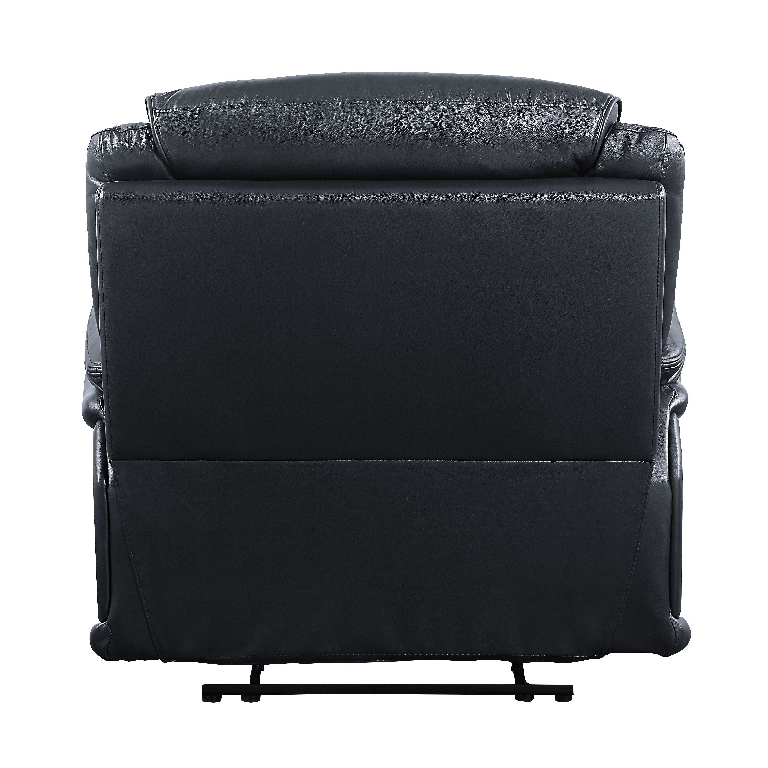 ACME Ralorel - Recliner - Black Top Grain Leather | Meri Furniture