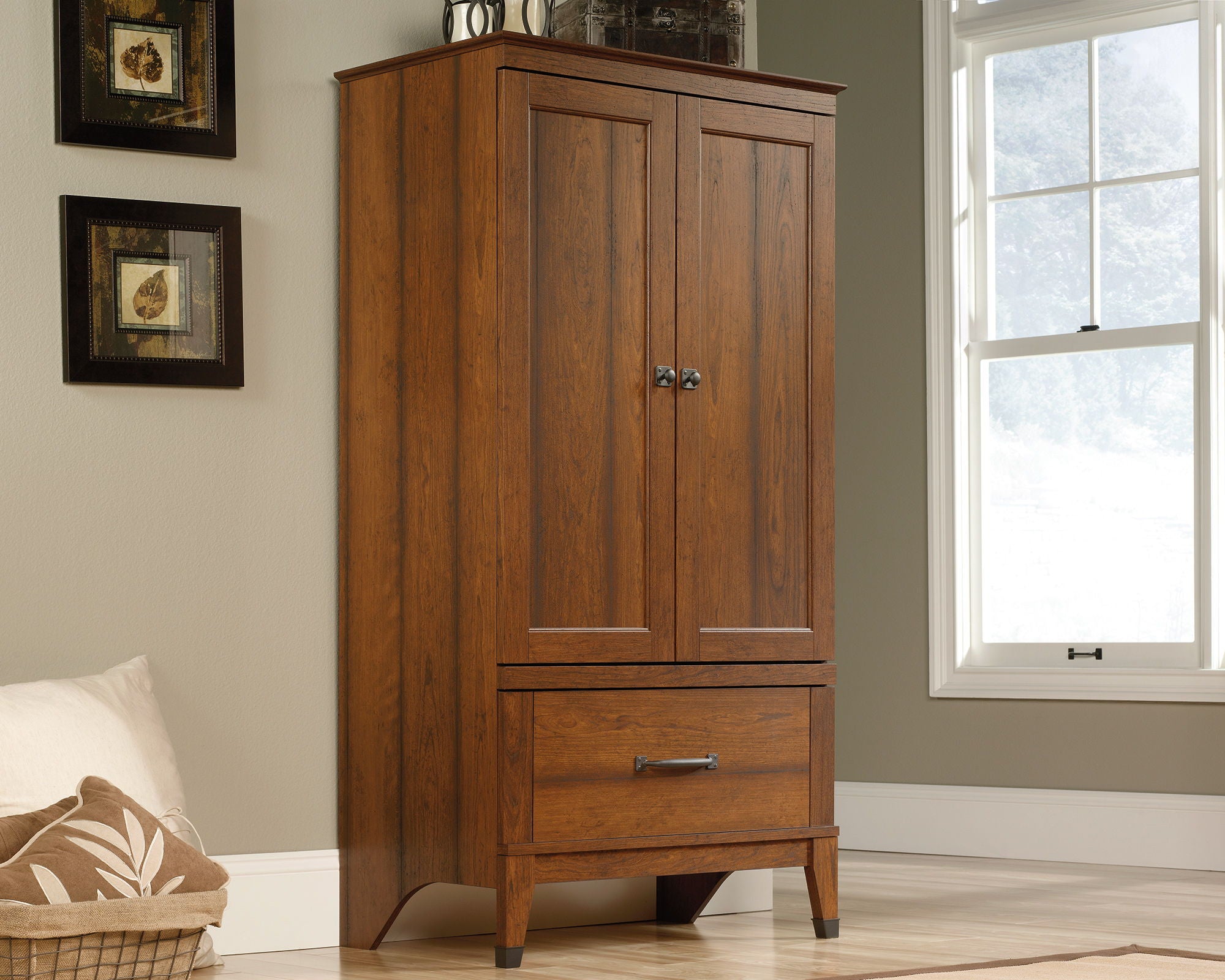Carson Forge Armoire with drawer