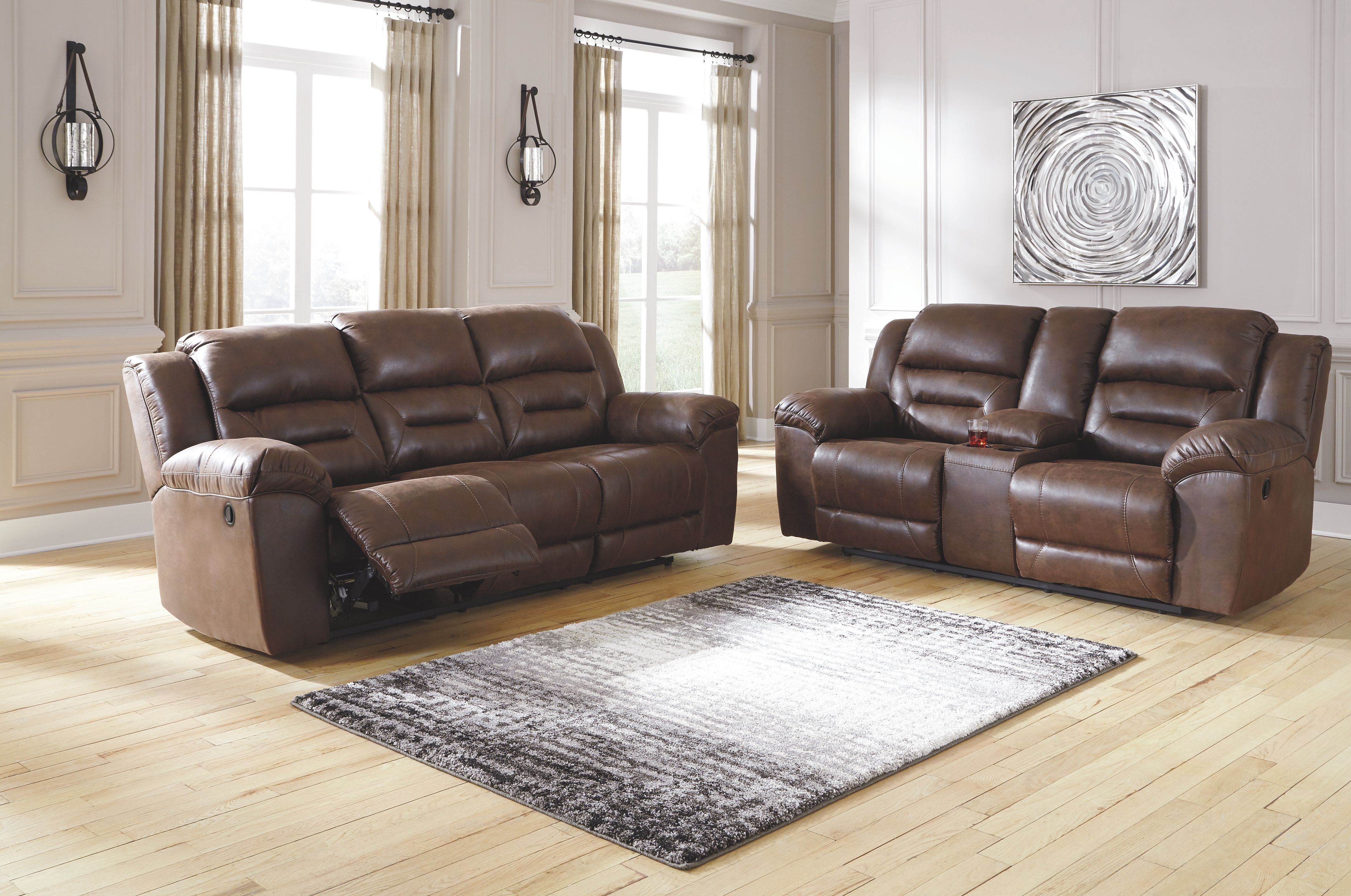 Ashley Furniture Stoneland - Reclining Sofa | Meri Furniture
