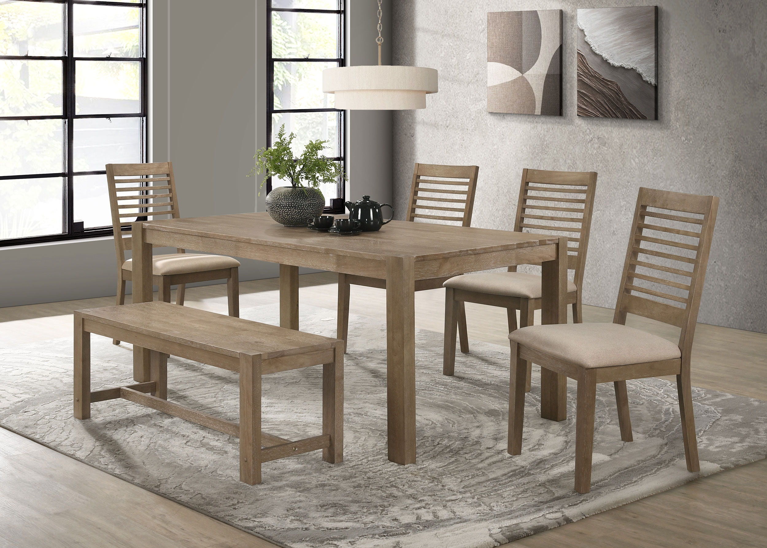 Coaster Fine Furniture Scottsdale - Rectangular Dining Set | Meri Furniture