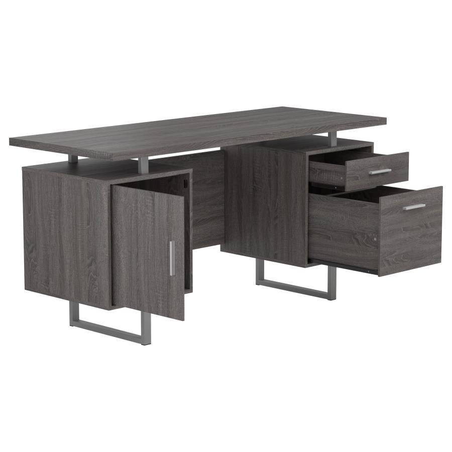 Coaster Fine Furniture Lawtey - 2-Drawer Computer Desk | Meri Furniture