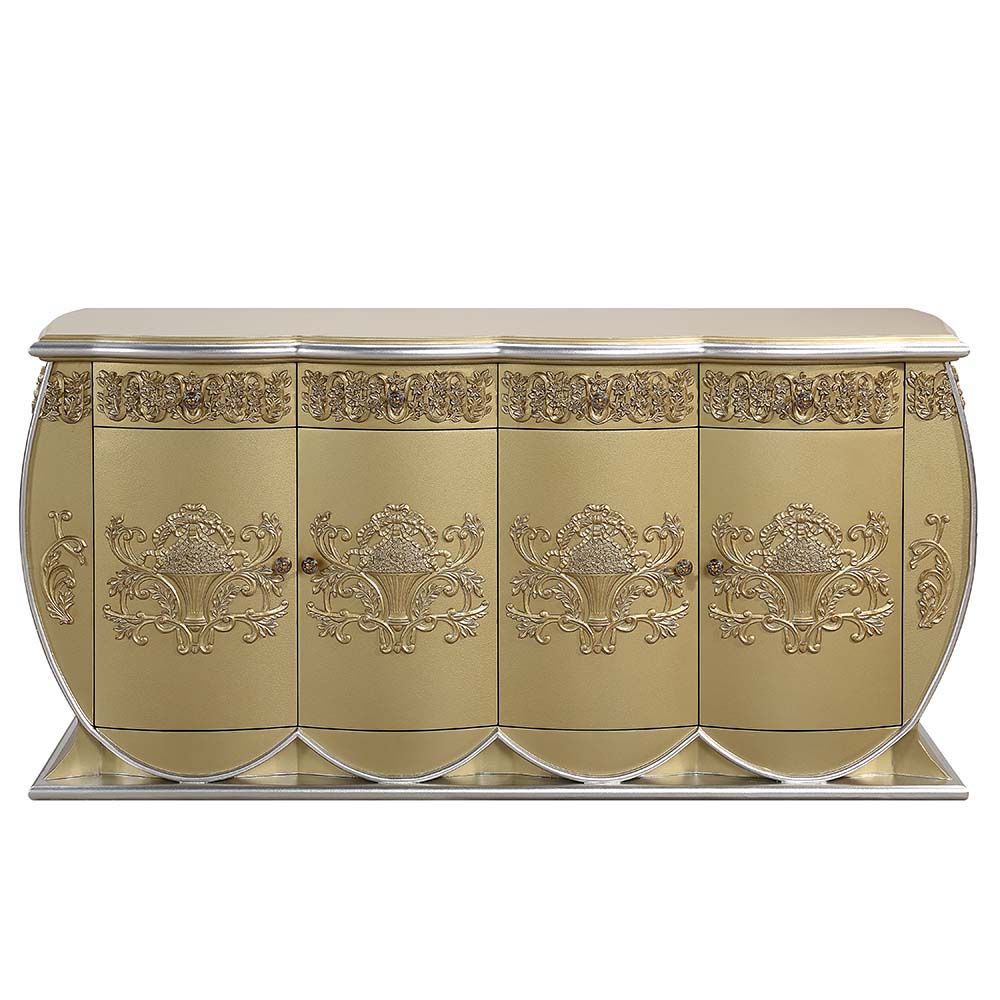 ACME Bernadette - Server - Gold Finish | Meri Furniture