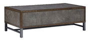 Signature Design by Ashley® Derrylin - Brown - Lift Top Cocktail Table | Meri Furniture