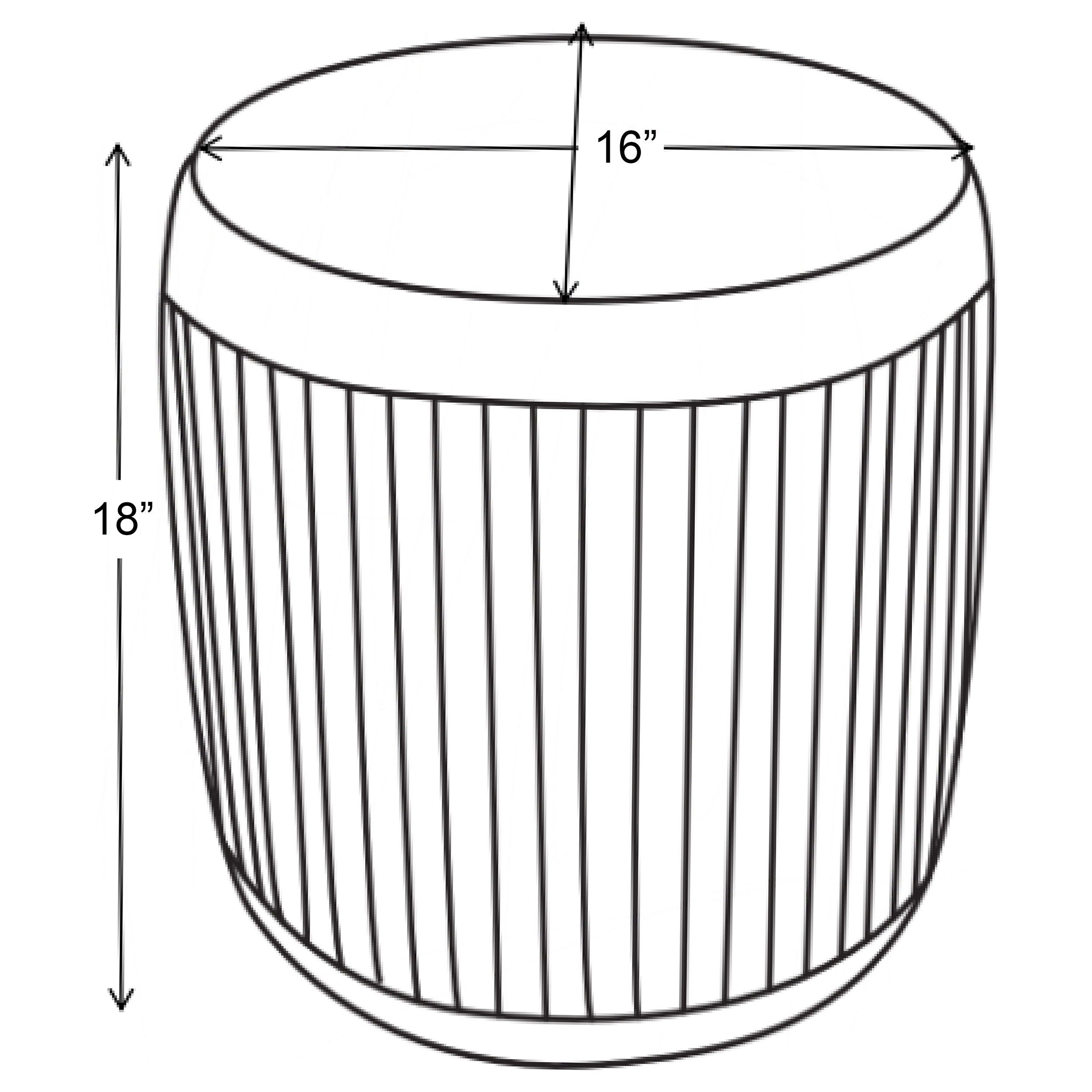 Coaster Fine Furniture Tovar - Round Upholstered Ottoman - Mauve | Meri Furniture