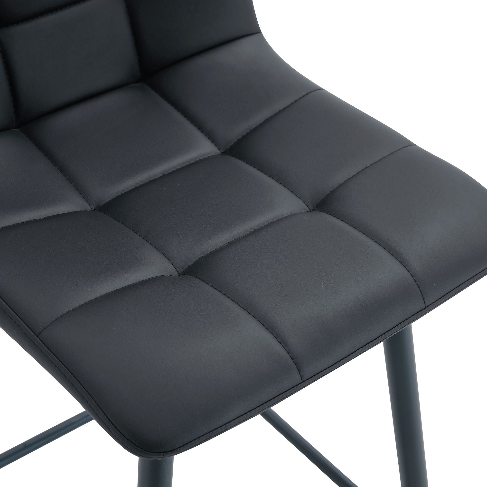 Bar Chair Set Comfortable With Metal Legs And Ergonomic Design