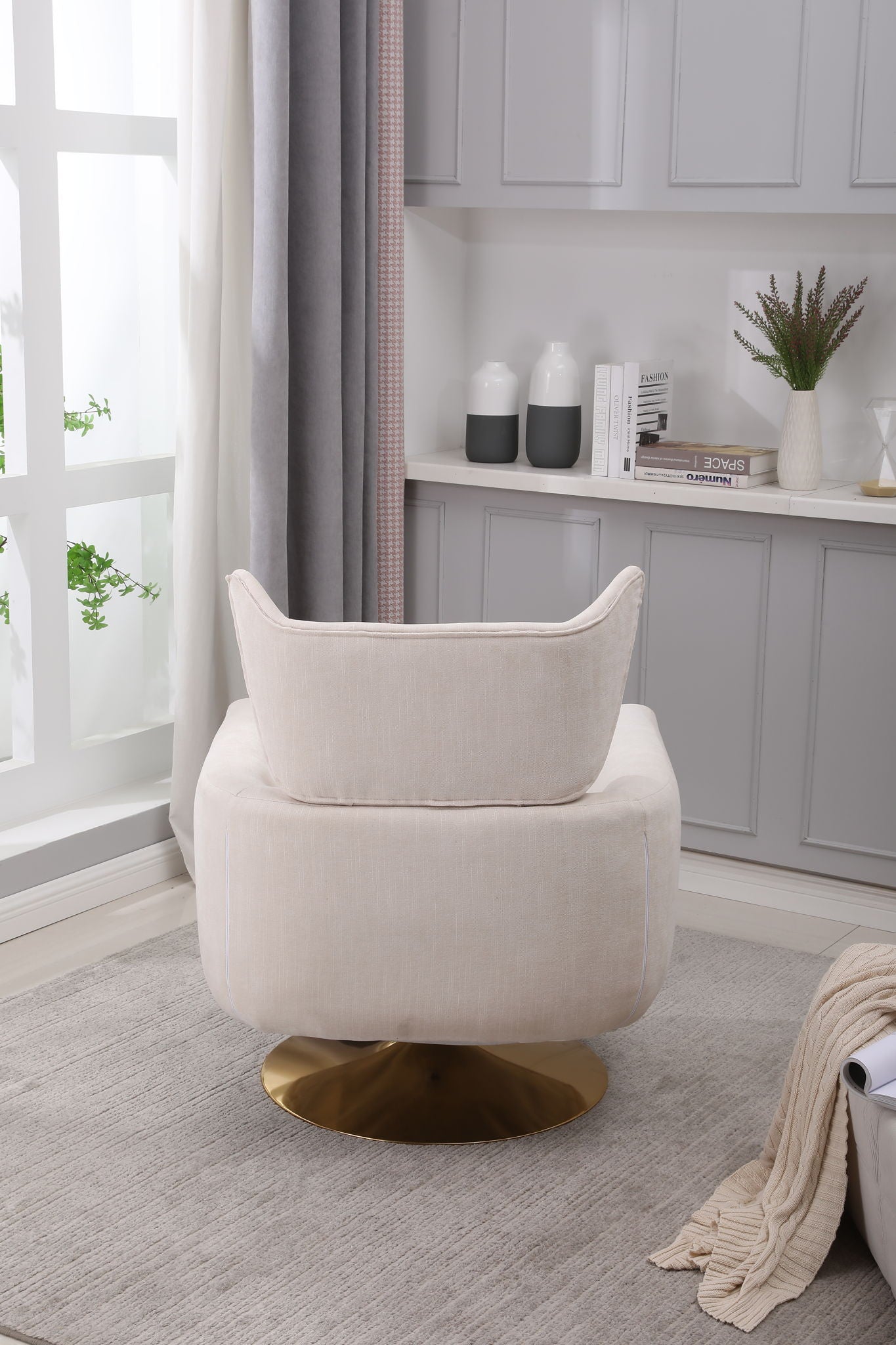 Classic Mid-Century 360 Degree Swivel Accent Chair