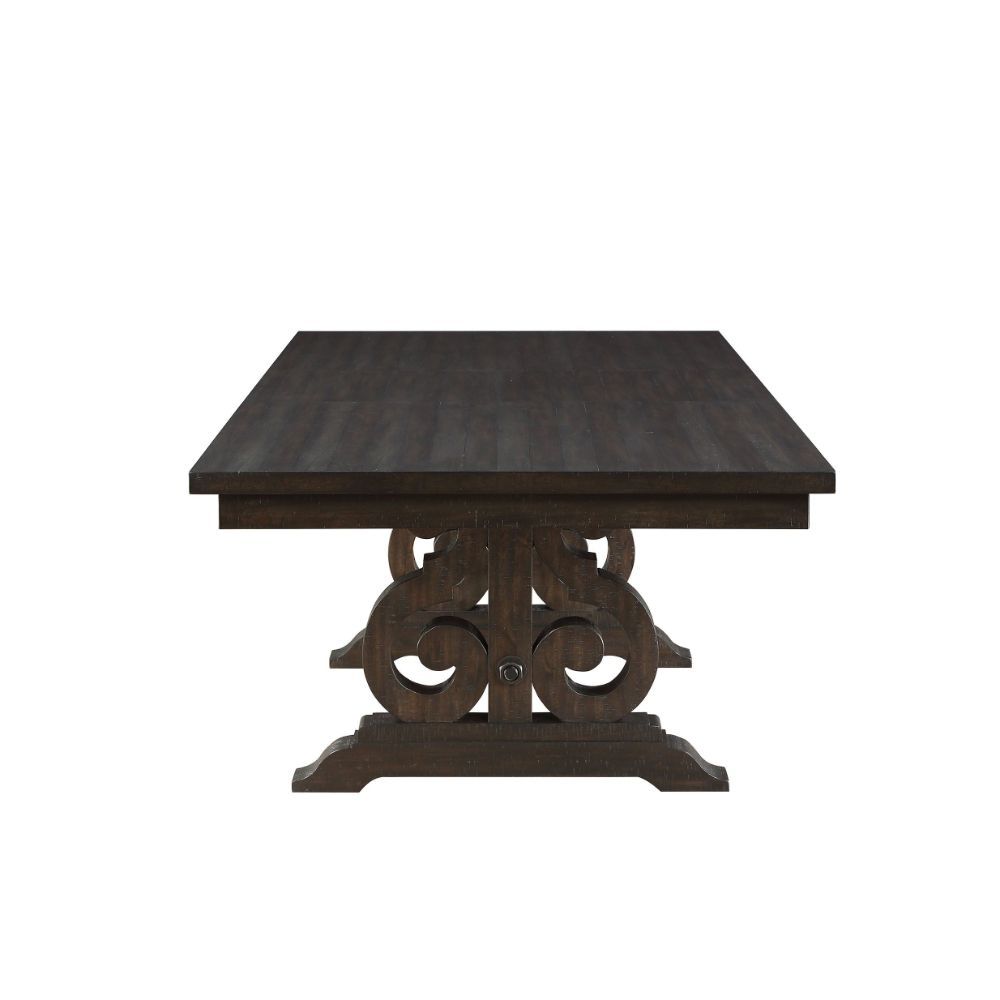 ACME Maisha - Dining Table - Rustic Walnut | Meri Furniture