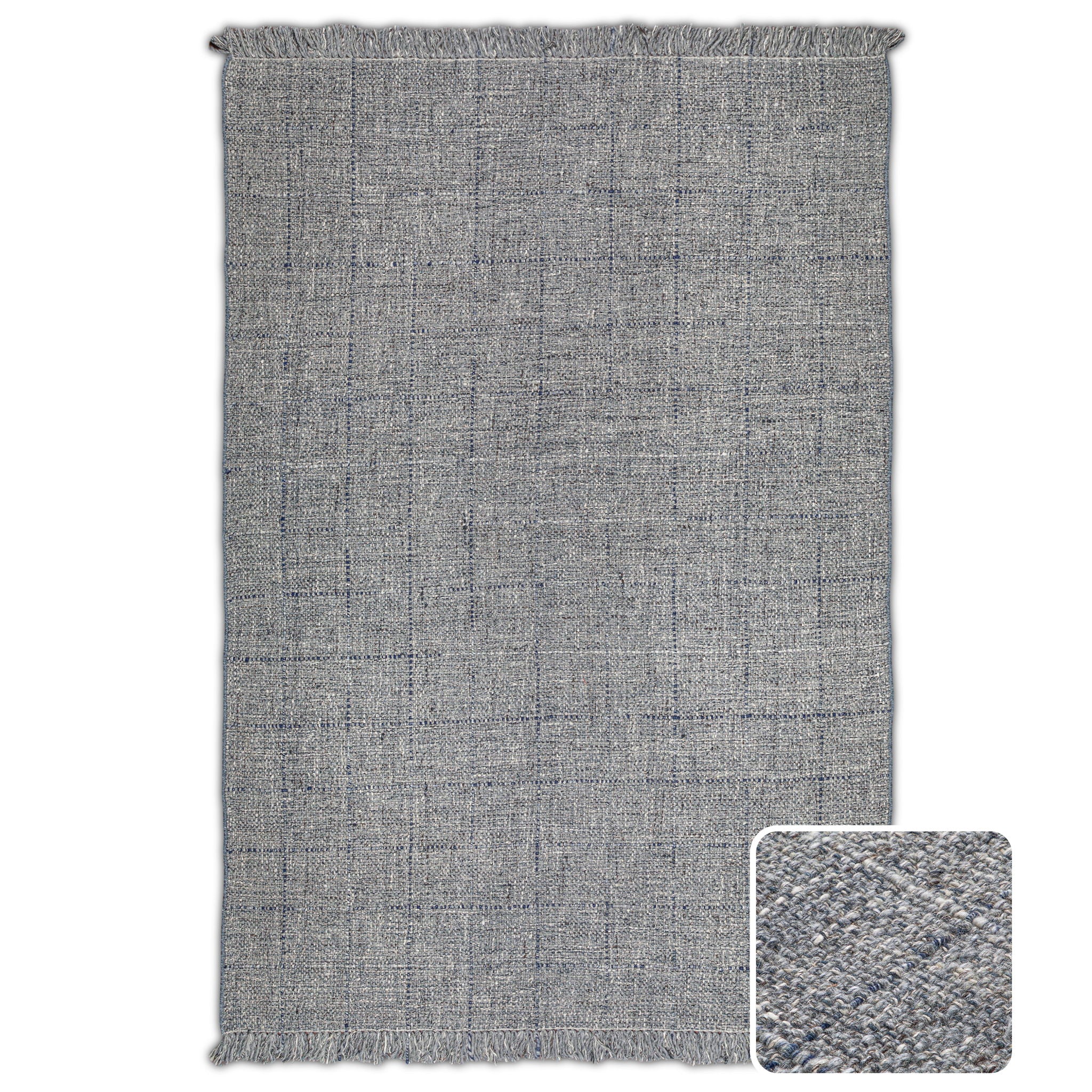 Tenney - 6' X 9' Area Rug - Gray / Blue