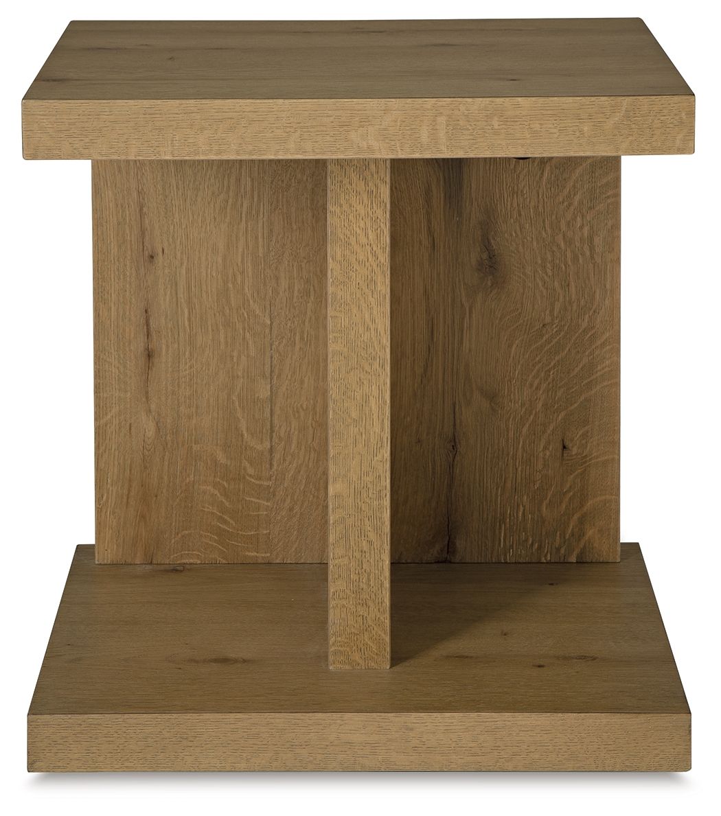 Signature Design by Ashley® Brinstead - Light Brown - Chair Side End Table | Meri Furniture