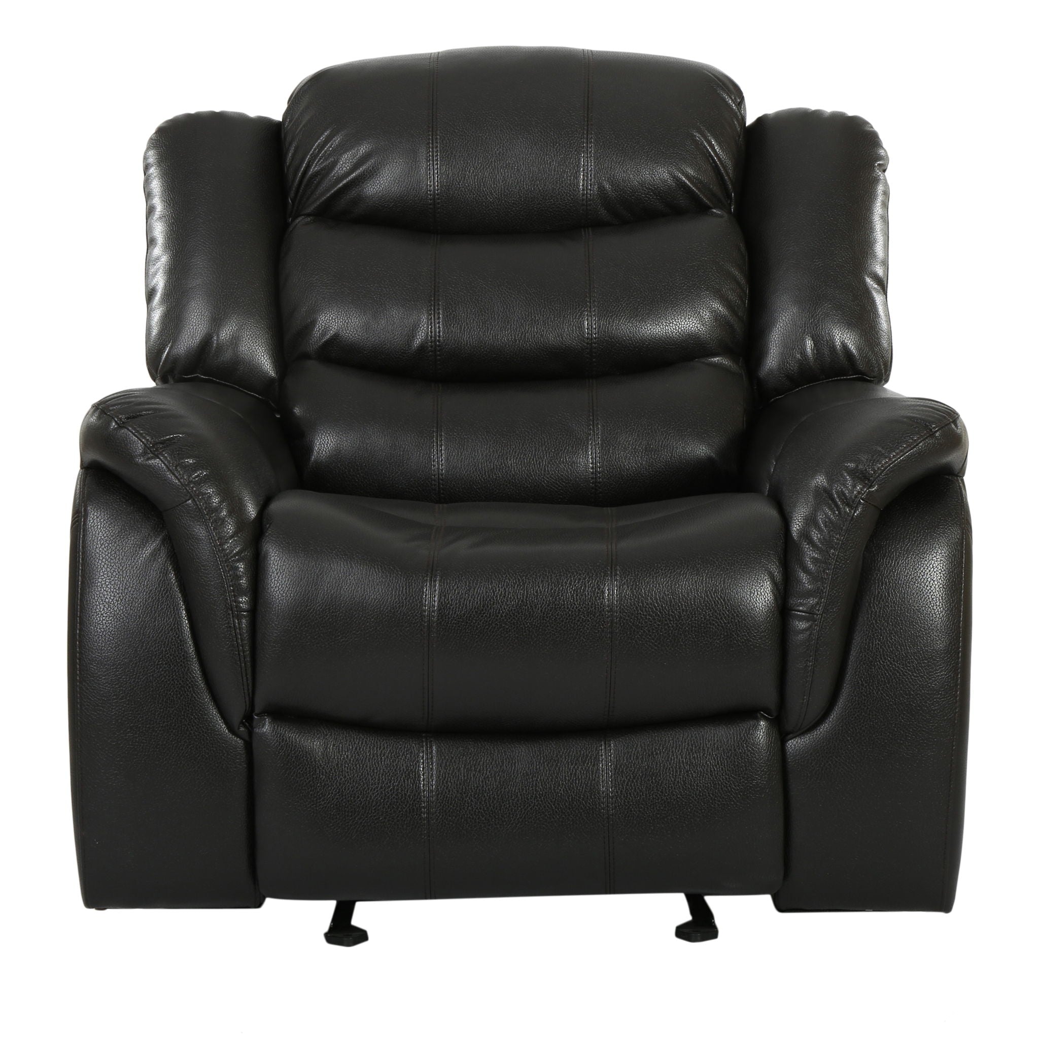 Classic Design Recliner, Upholstery Recliner, Glider Recliner - Black Berry