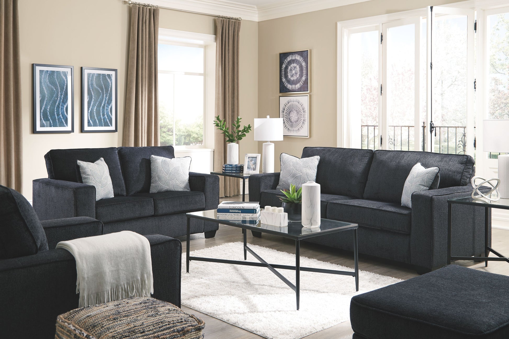 Signature Design by Ashley® Altari - Sofa, Loveseat, Chair, Ottoman | Meri Furniture