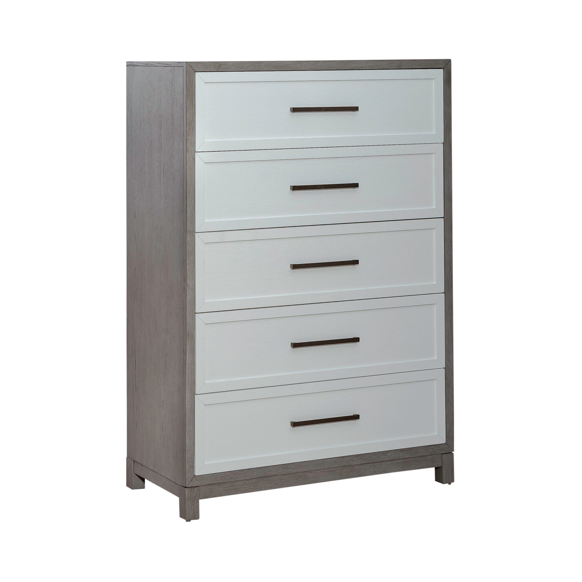 Liberty Furniture Palmetto Heights - 5 Drawer Chest - White | Meri Furniture