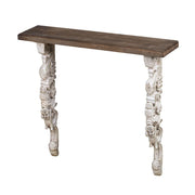 Classic Vintage And Wall Shelf - Brown / Antique White