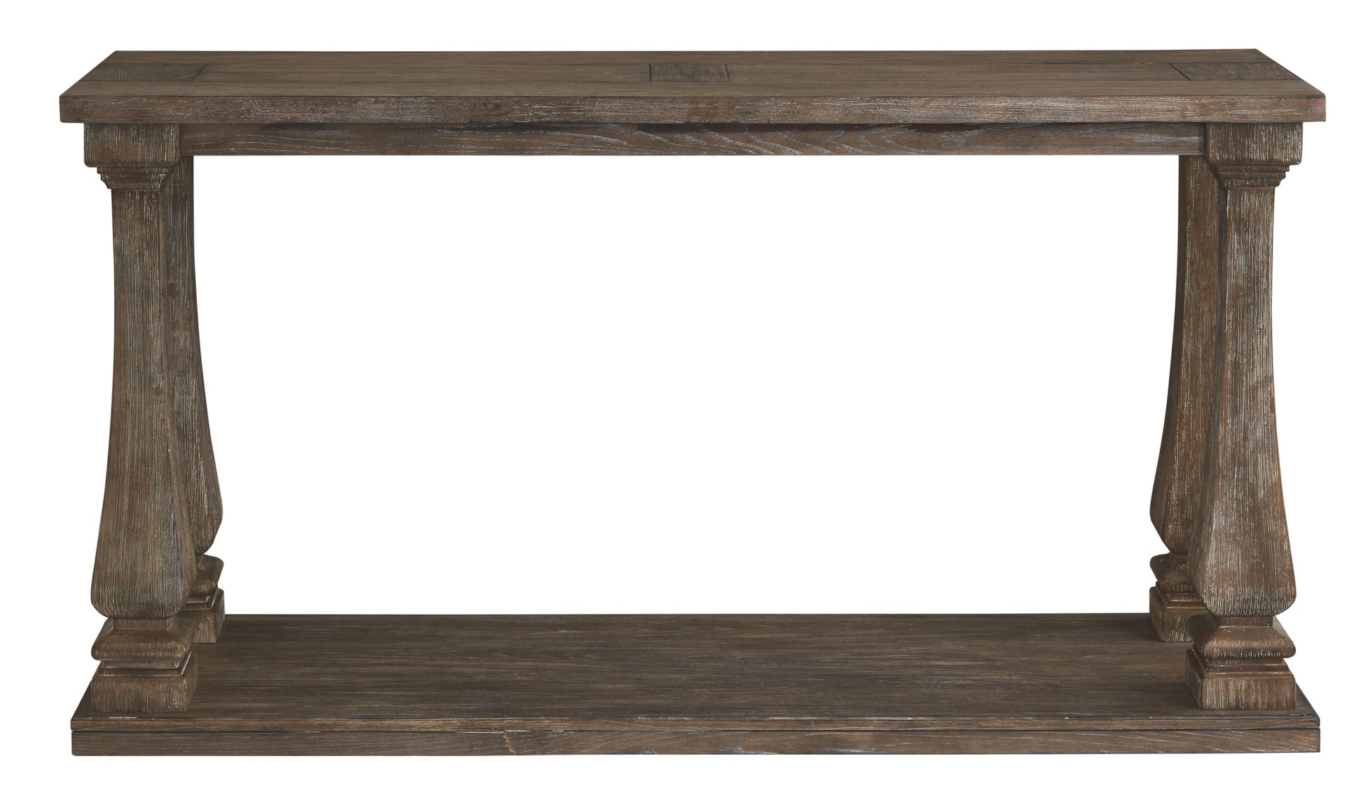 Ashley Furniture Johnelle - Gray - Sofa Table | Meri Furniture