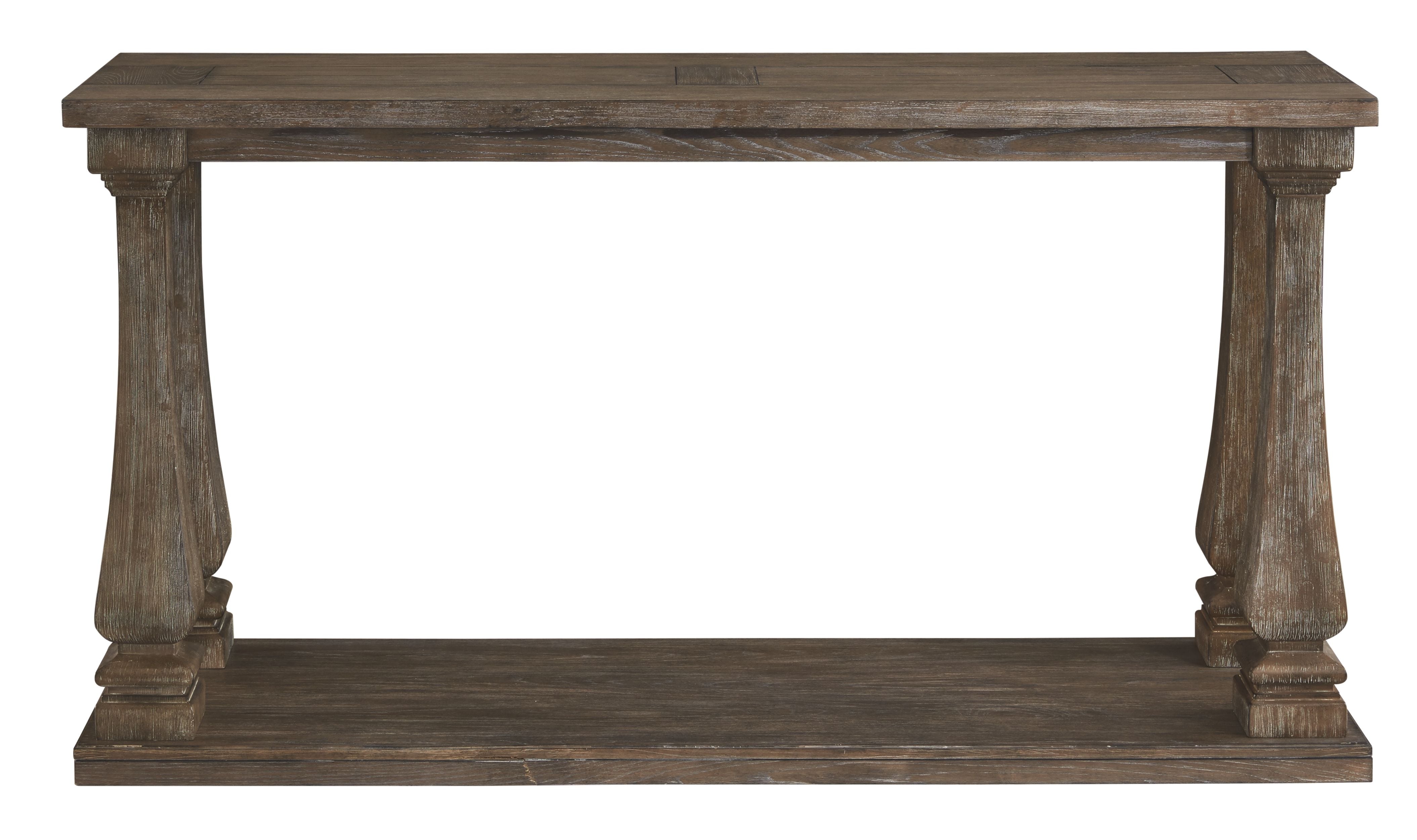 Ashley Furniture Johnelle - Gray - Sofa Table | Meri Furniture