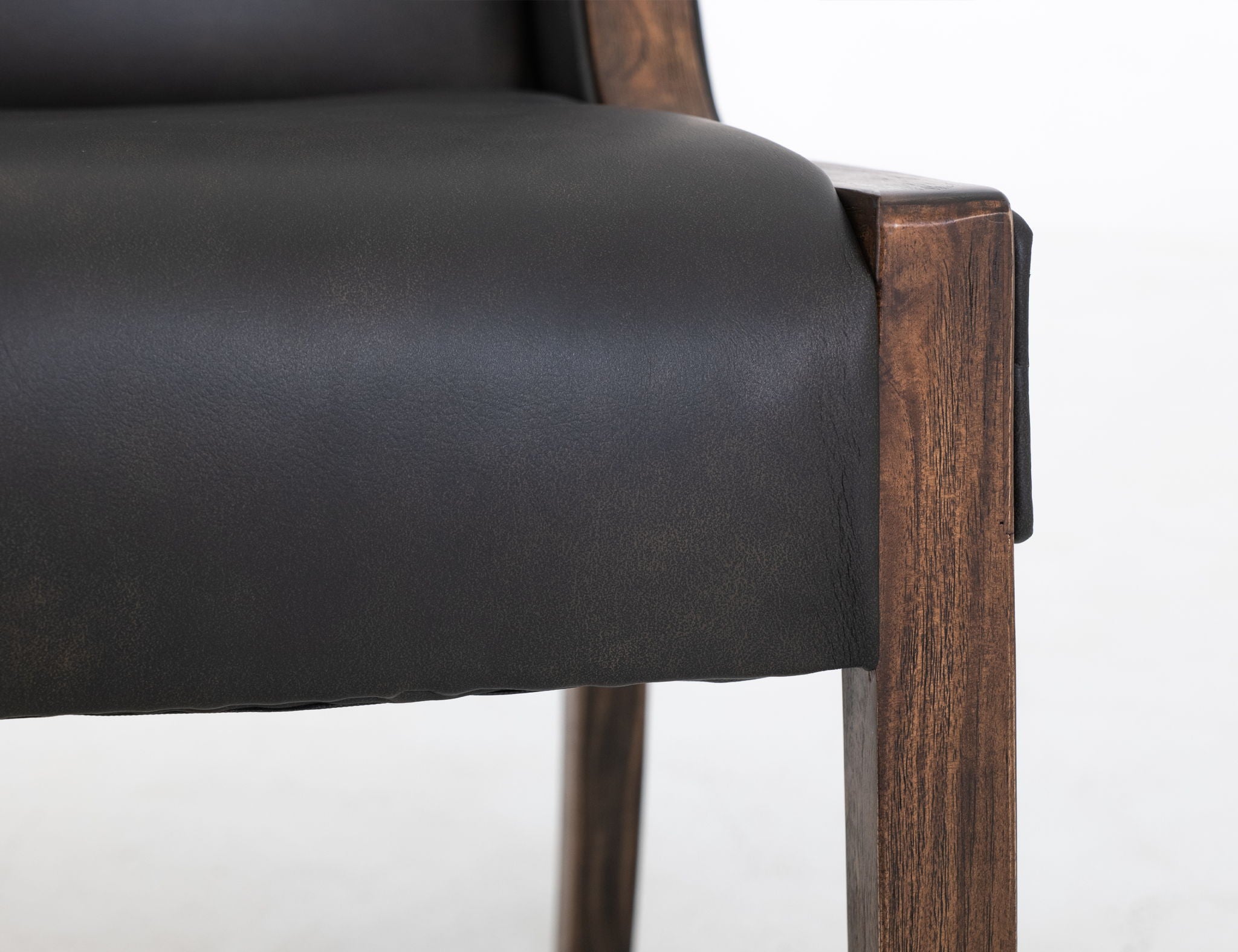 Walnut - Upholstered Chair (Set of 2) - Brown/Black