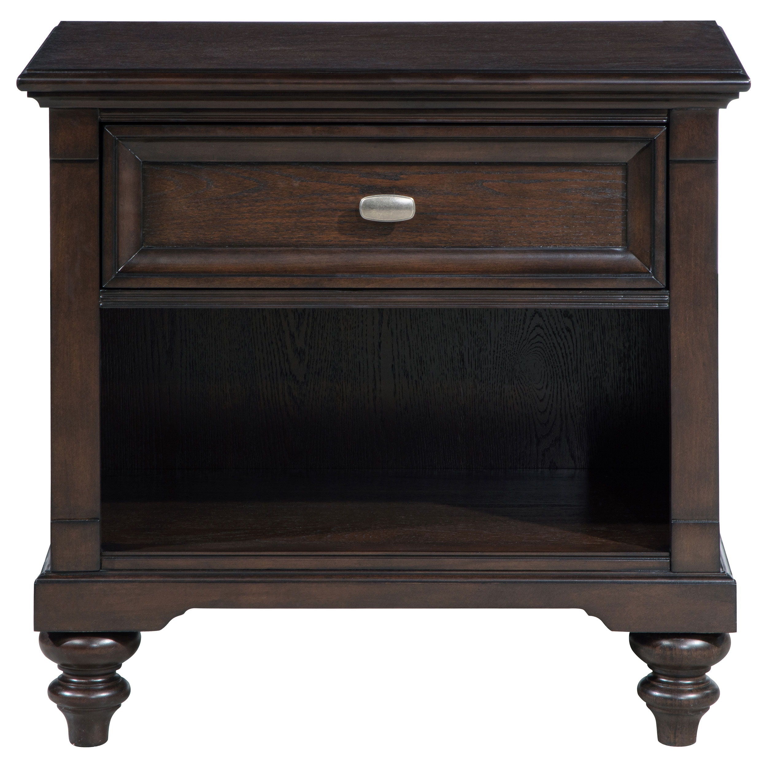 Coaster Fine Furniture Andover - 1-Drawer Nightstand Bedside Table - Dark Oak | Meri Furniture