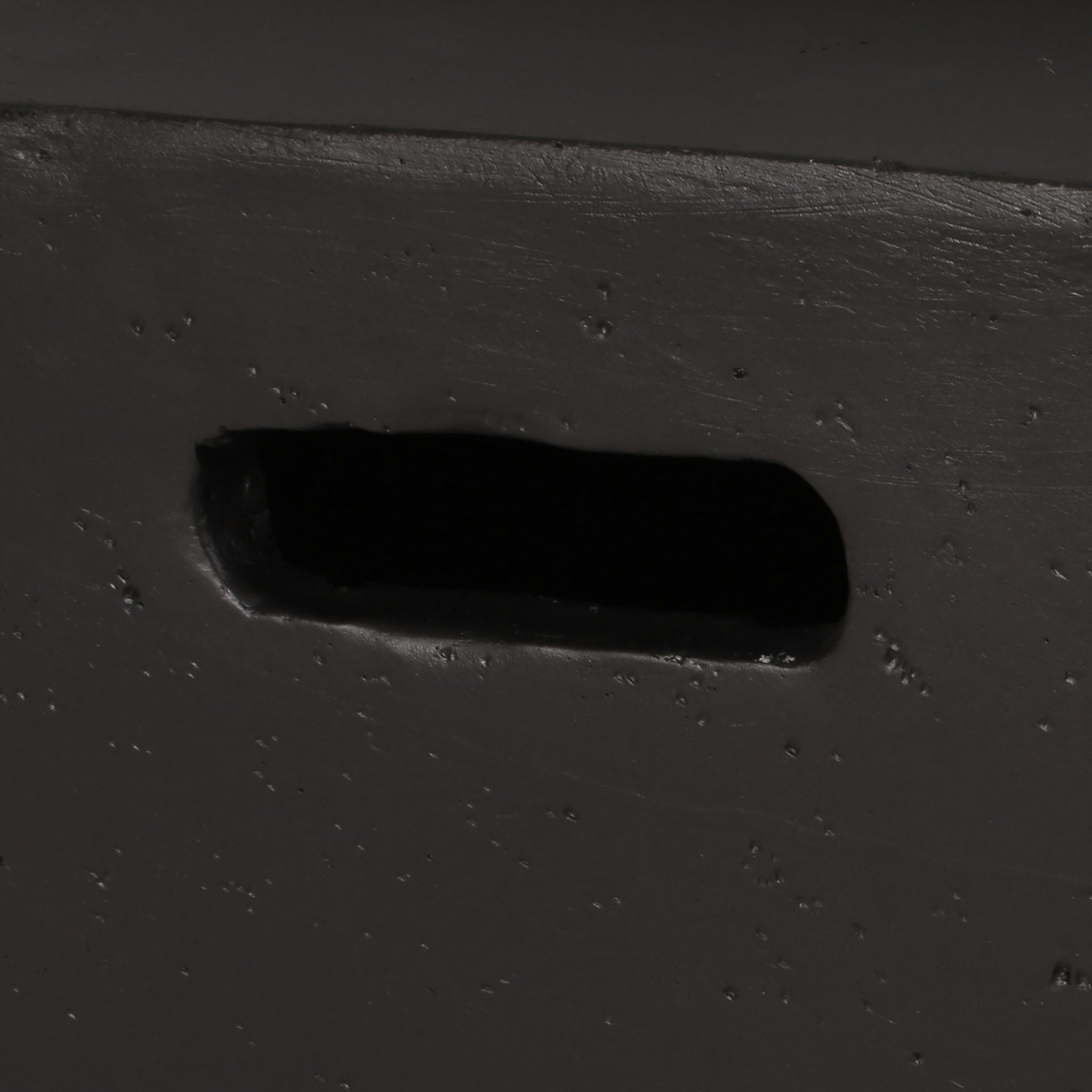 Outdoor Square Mgo Wood Burning Fire Pit - Dark Gray