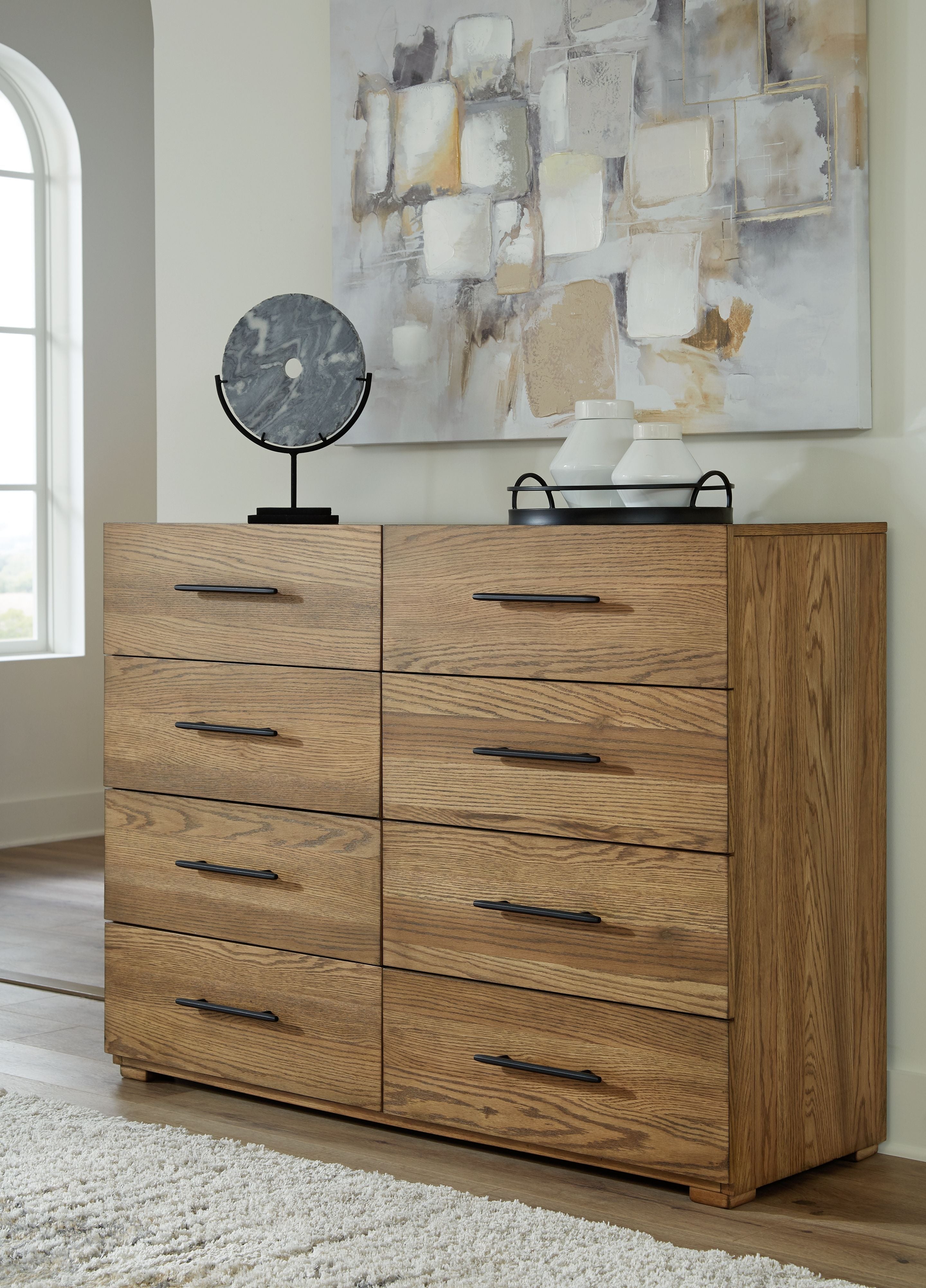 Signature Design by Ashley® Dakmore - Dresser, Mirror | Meri Furniture