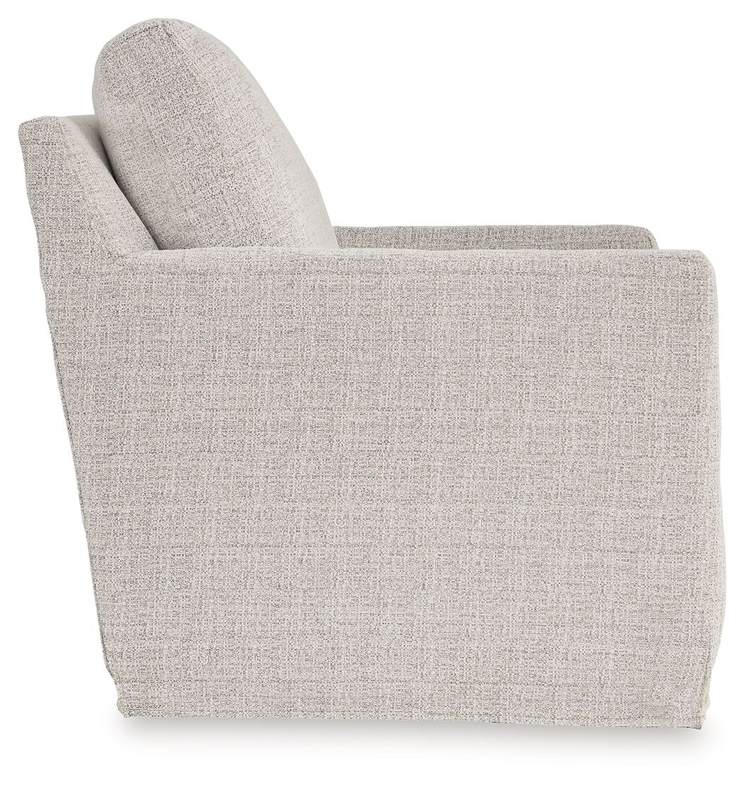 Signature Design by Ashley® Nenana Next-gen Nuvella - Swivel Glider Accent Chair | Meri Furniture