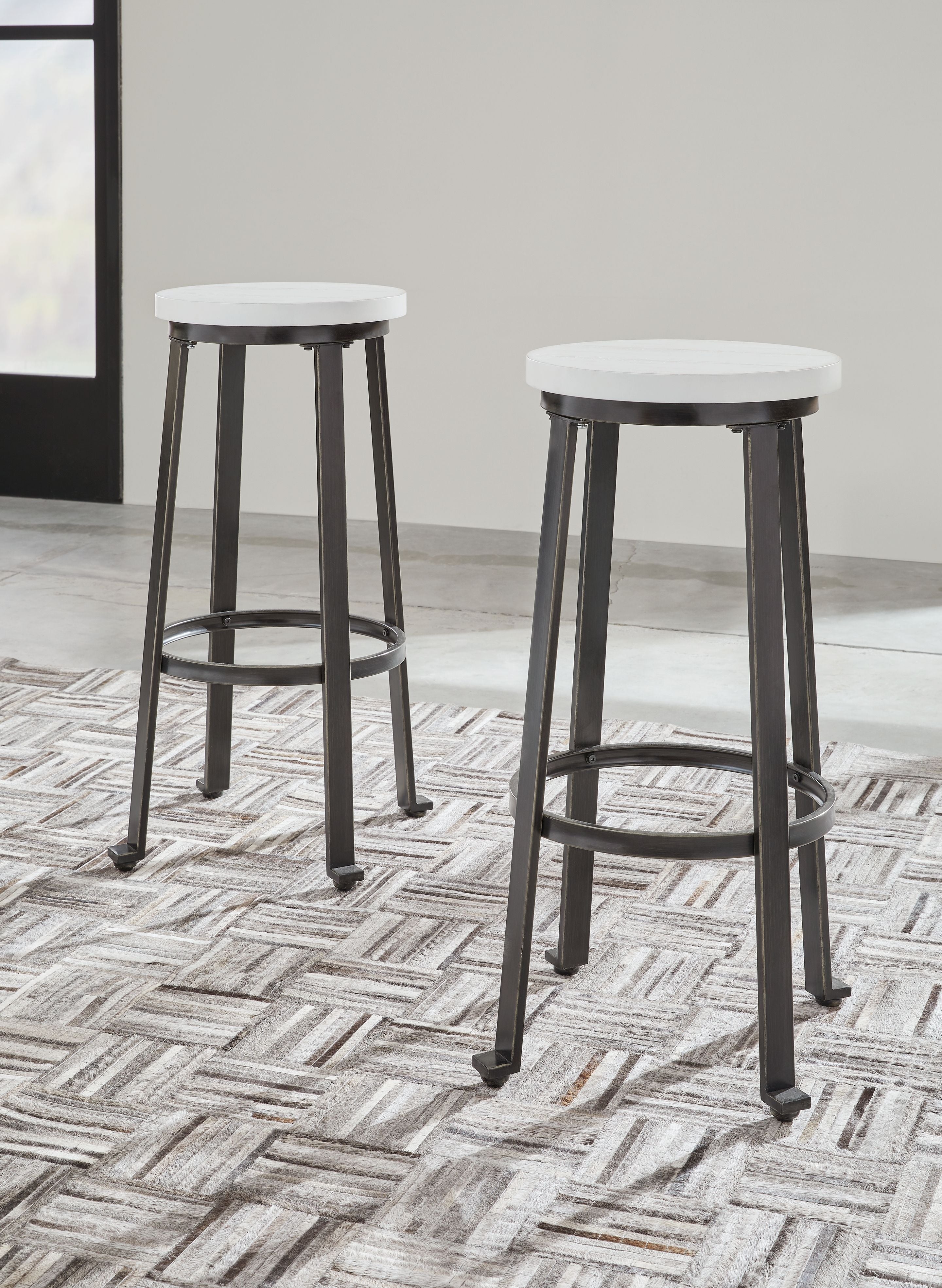 Signature Design by Ashley® Challiman - Tall Stool (Set of 2) | Meri Furniture