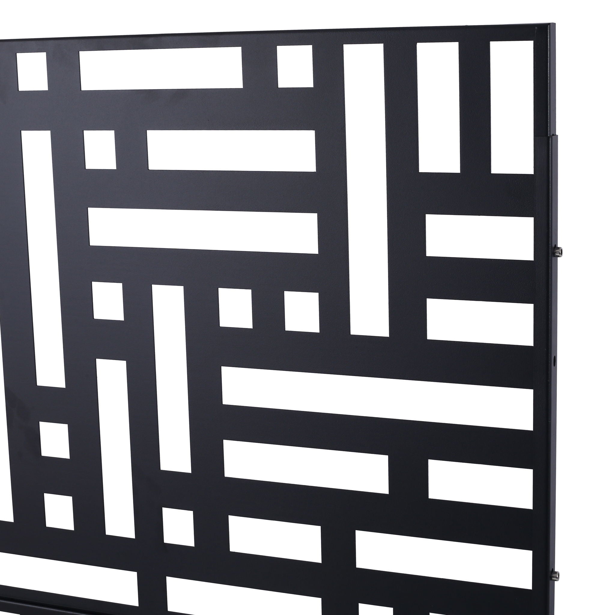 Decorative Freestanding Metal Privacy Screen For Indoor & Outdoor Use