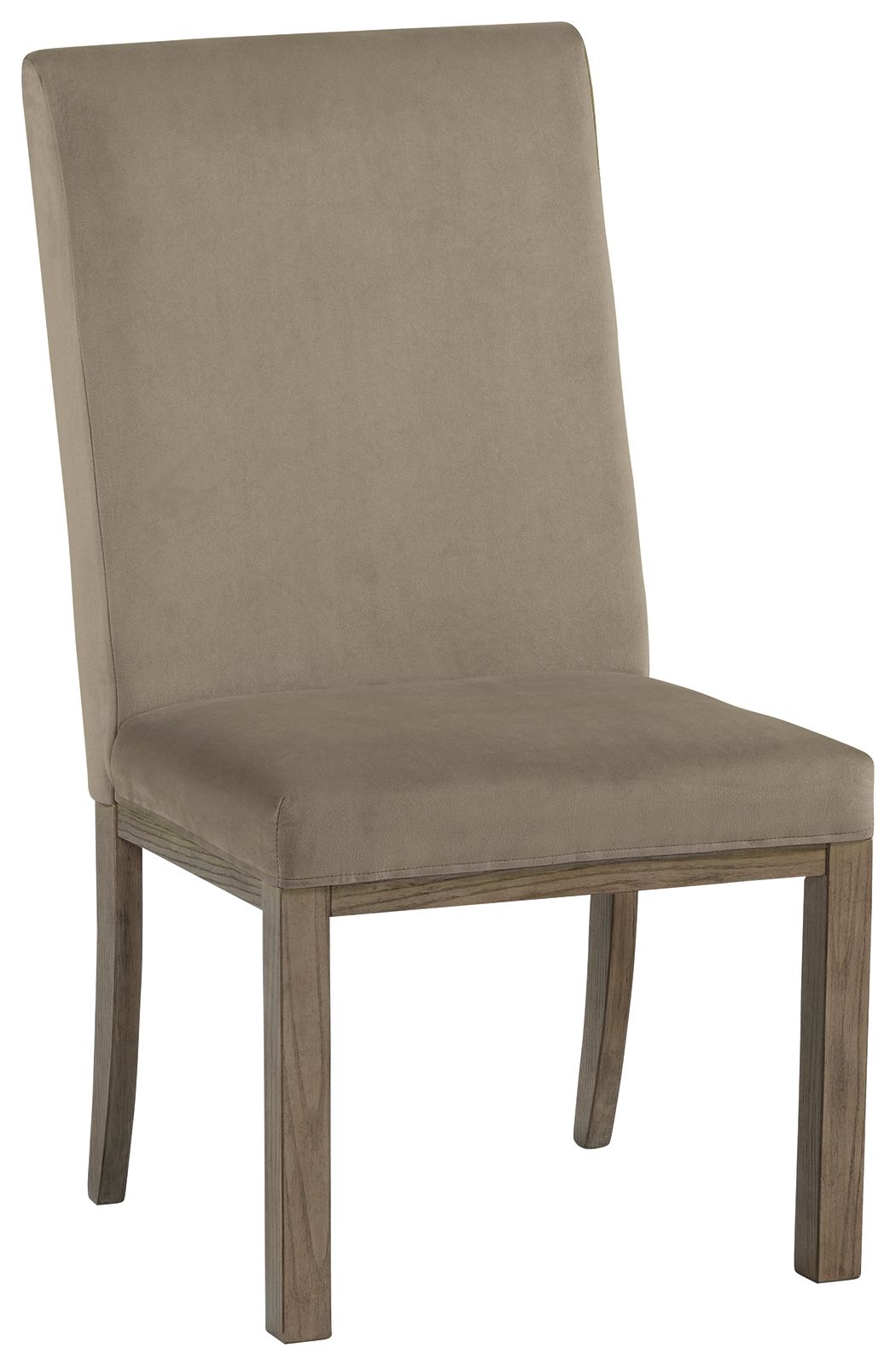 Signature Design by Ashley® Chrestner - Gray / Brown - Dining Uph Side Chair (Set of 2) | Meri Furniture