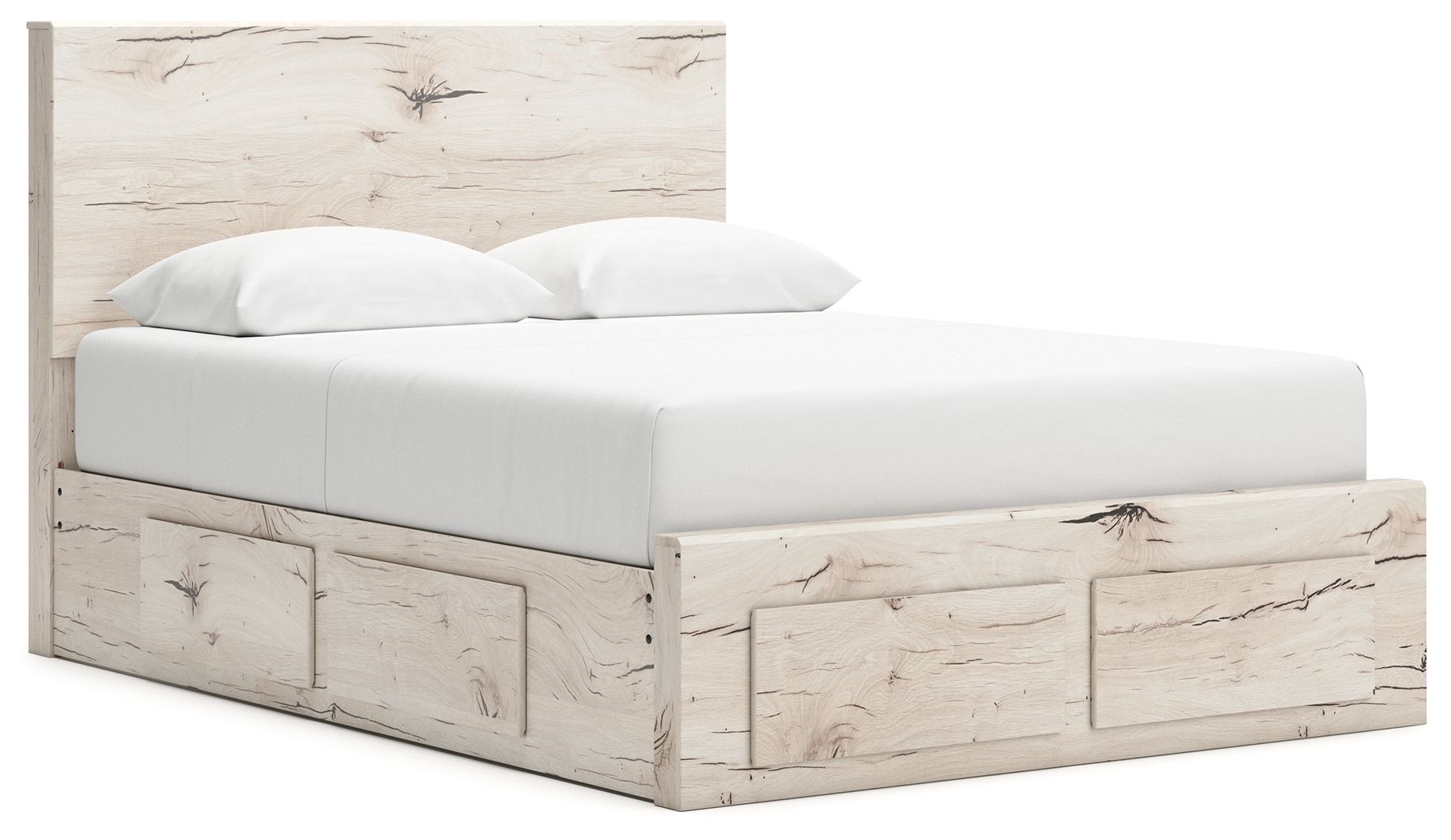 Signature Design by Ashley® Lawroy - Panel Bed With Storage | Meri Furniture
