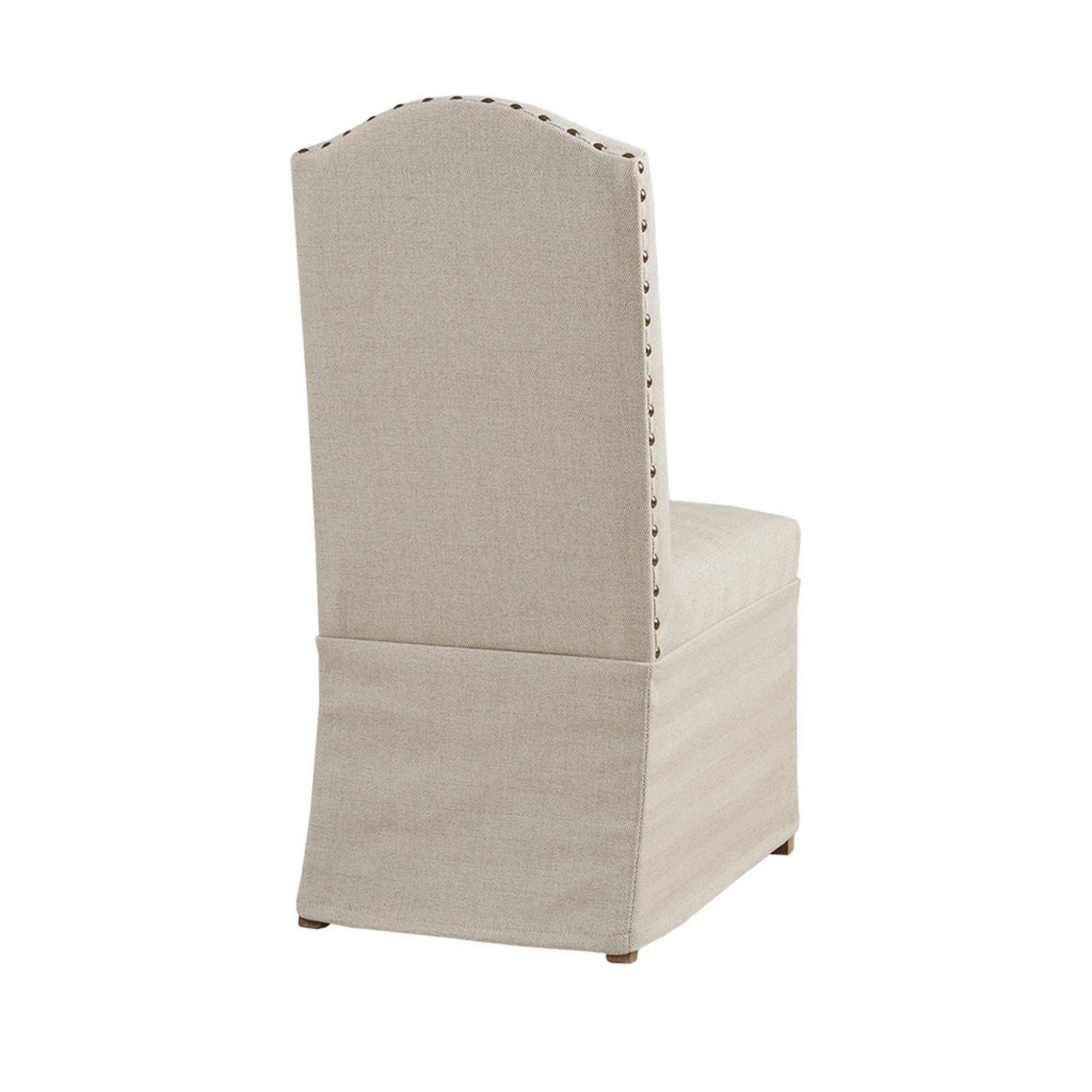 Dining Chair With Skirts (Set of 2) - Beige