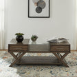 Liberty Furniture Lennox - Display Cocktail Table - Dark Brown | Meri Furniture