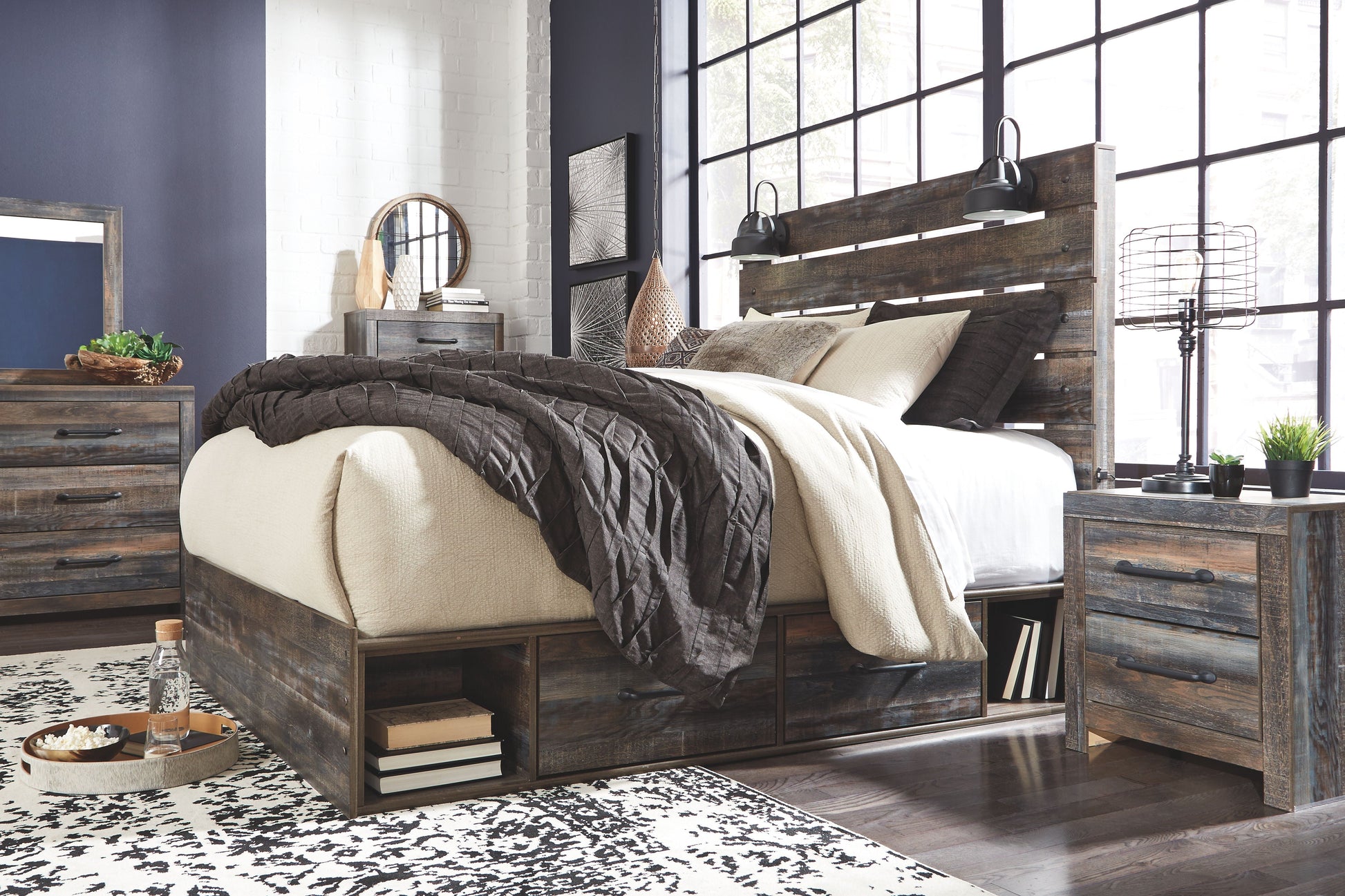 Signature Design by Ashley® Drystan - Panel Bed | Meri Furniture