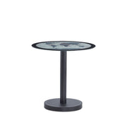 ACME Boli - End Table - Black & Map Glass | Meri Furniture