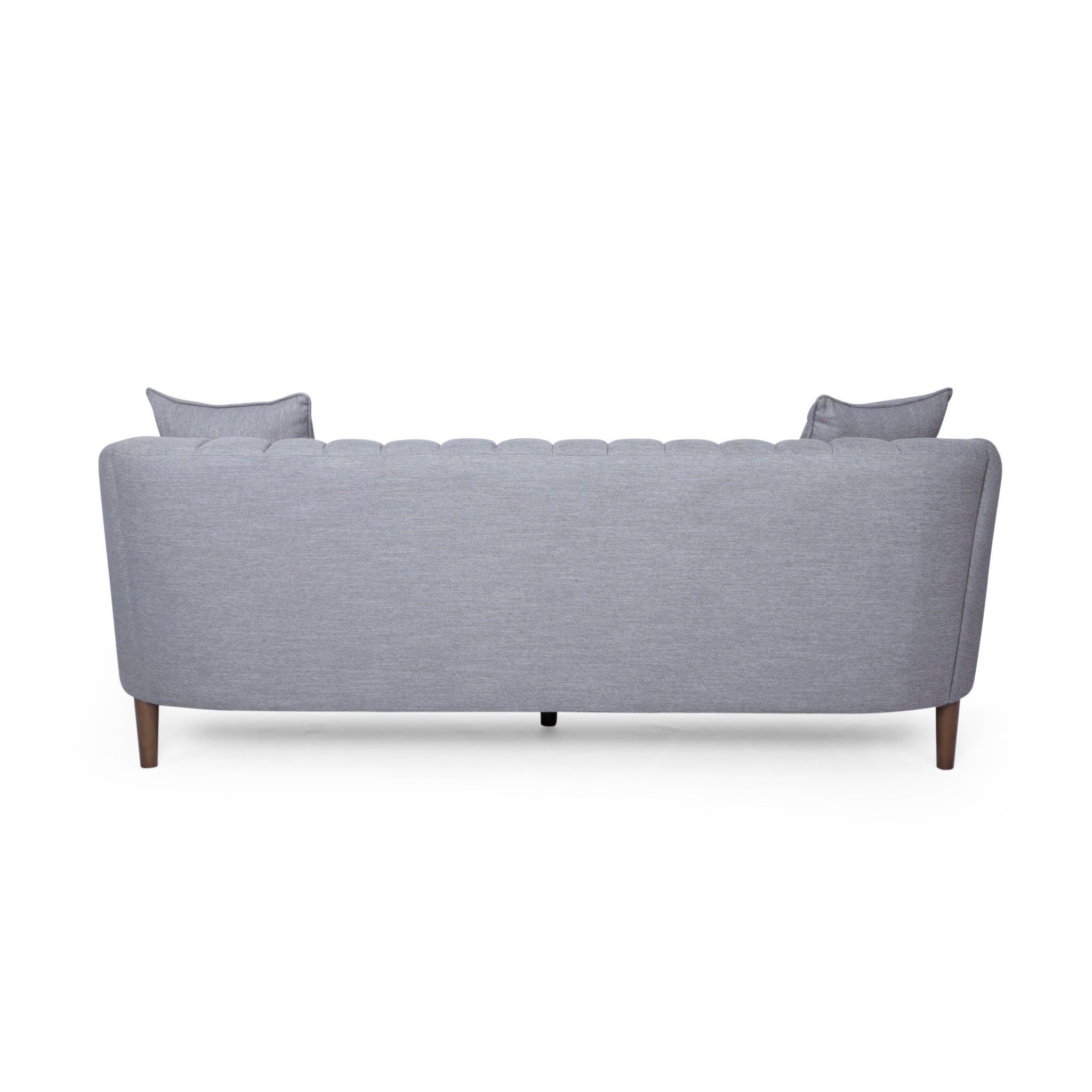 Contemporary 3 Seater Sofa With Plush Accents