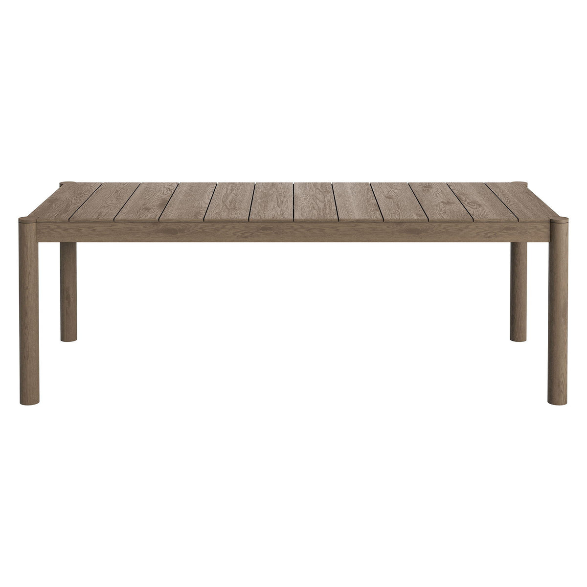 Eleni 89-Inch Outdoor Patio Teak Wood Dining Table by Modway